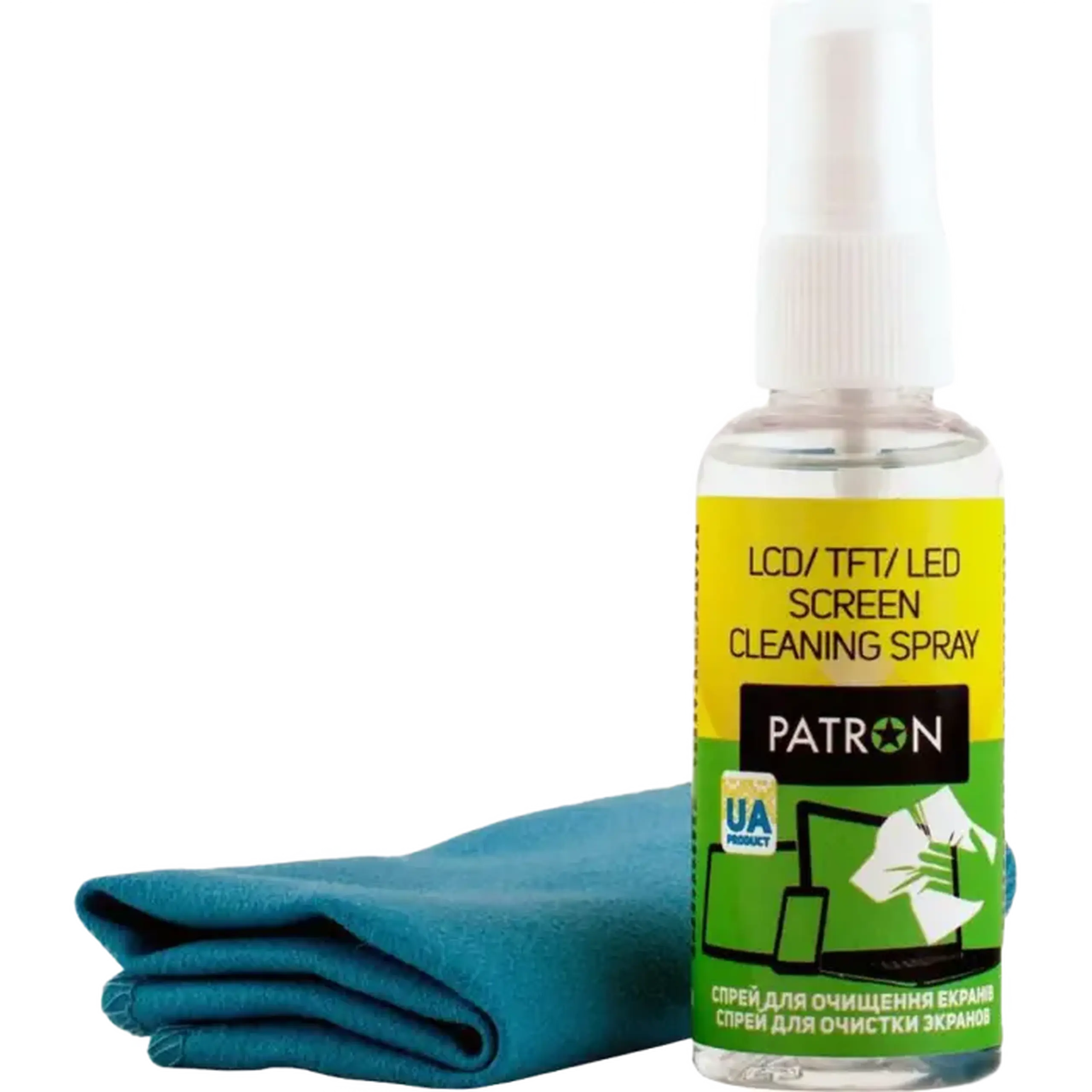 Set de curățare Patron F3-015, pentru ecrane LCD/LED