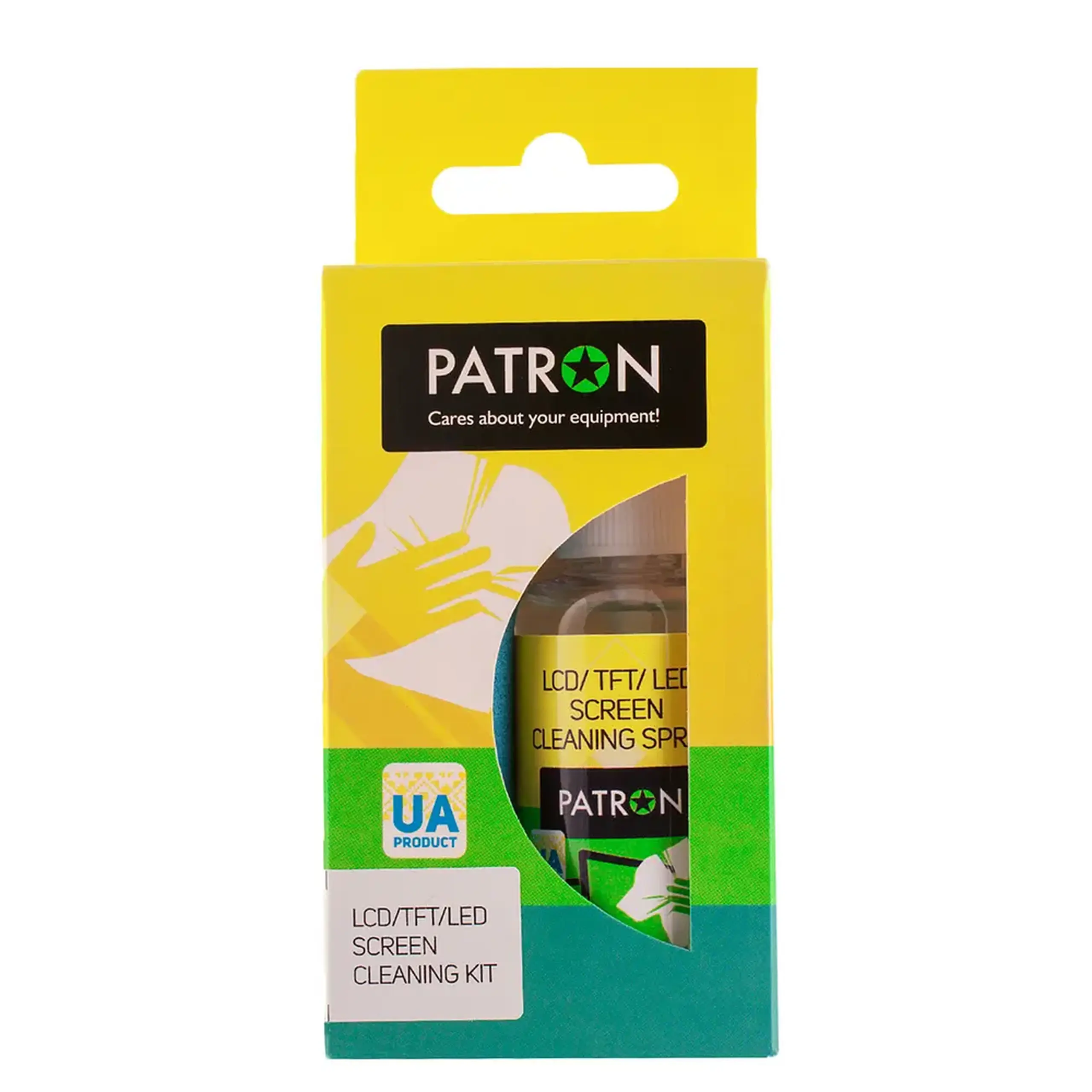 Set de curățare Patron F3-015, pentru ecrane LCD/LED