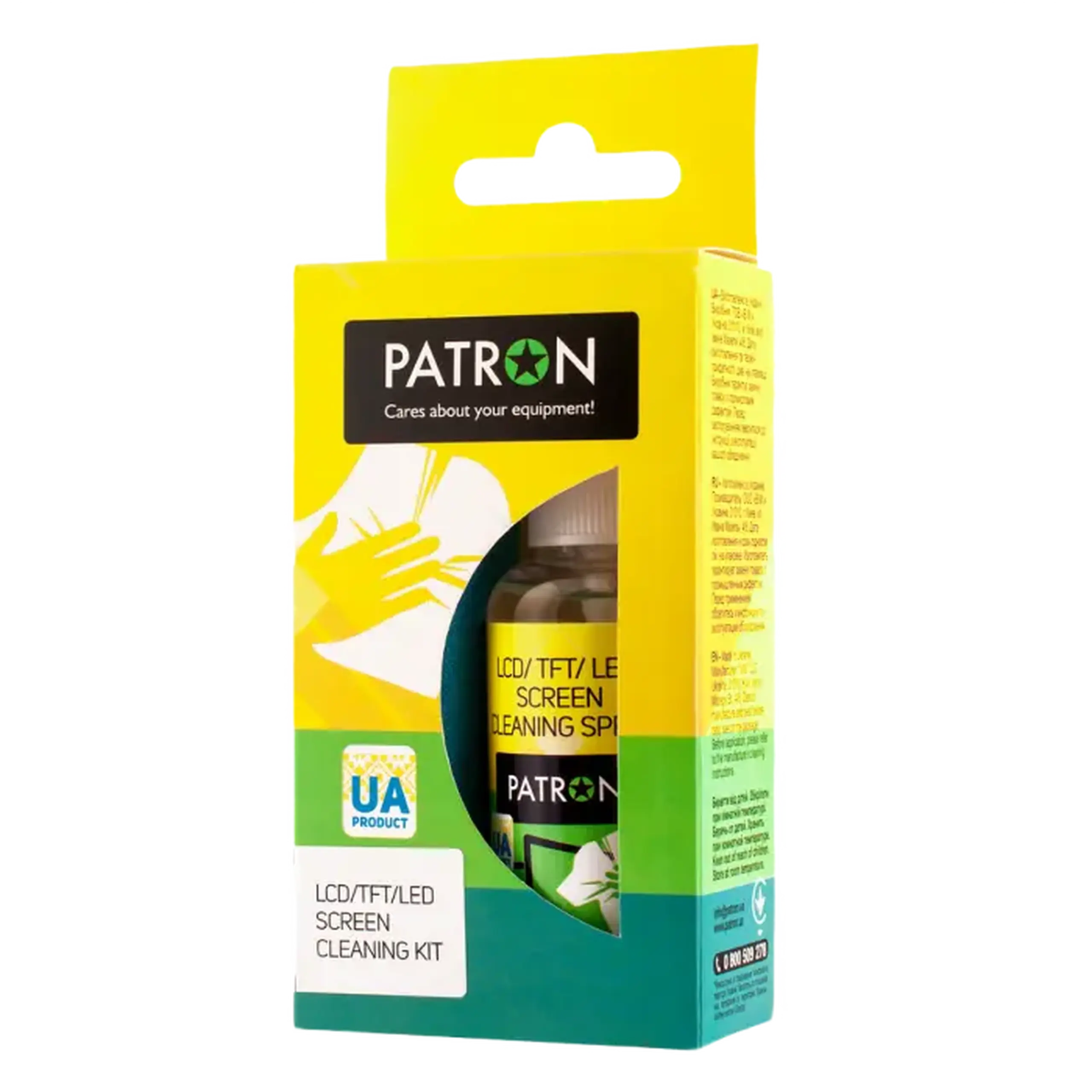 Set de curățare Patron F3-015, pentru ecrane LCD/LED