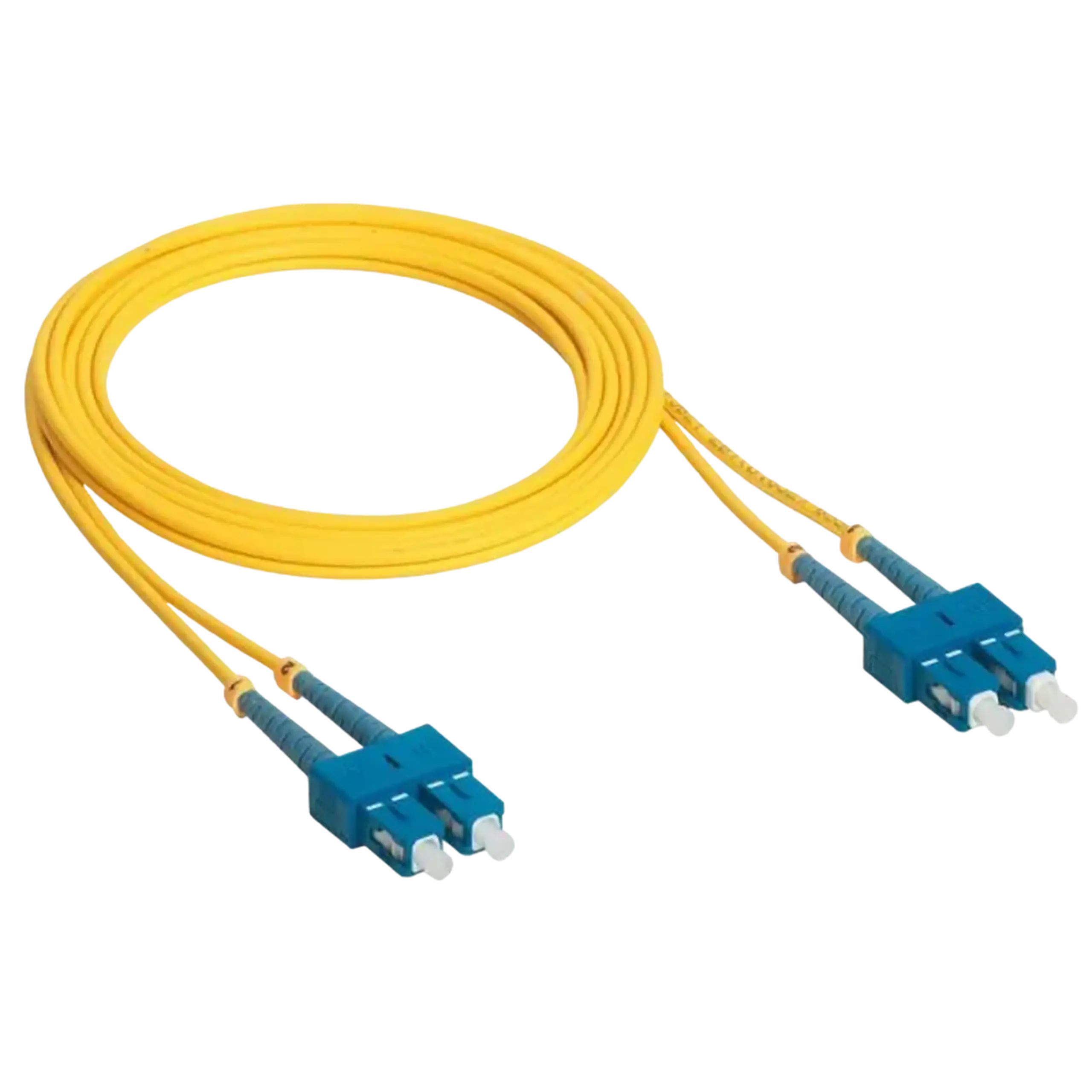 Patch cord APC Electronic FO-P010, 5m, Galben