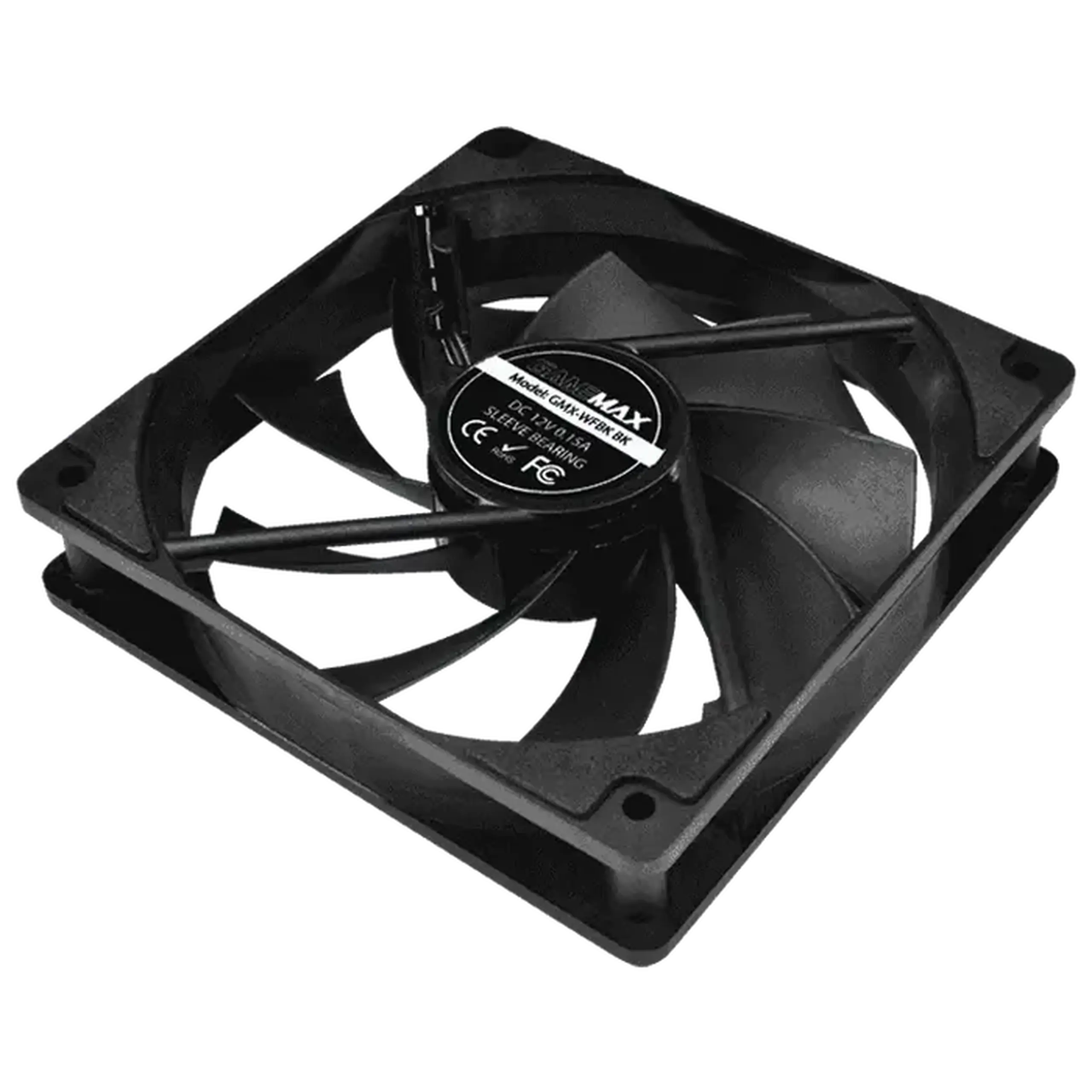 Ventilator PC Gamemax GMX-WFBK BK, 120 mm