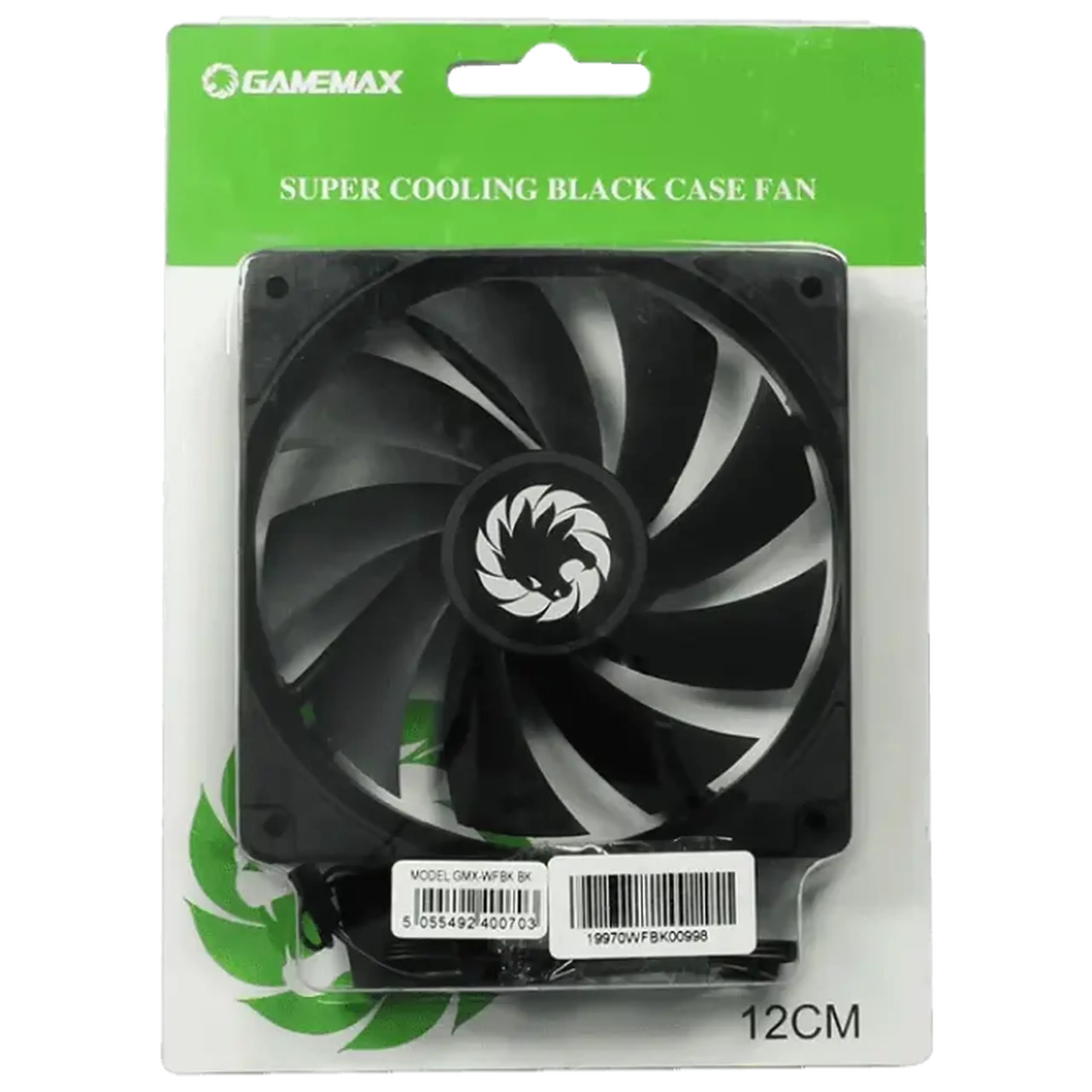 Ventilator PC Gamemax GMX-WFBK BK, 120 mm