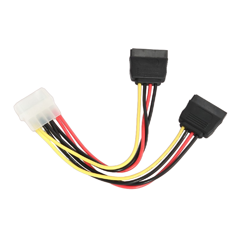 Cablu SATA Cablexpert CC-SATA-PSY-0.3M, Multicolor
