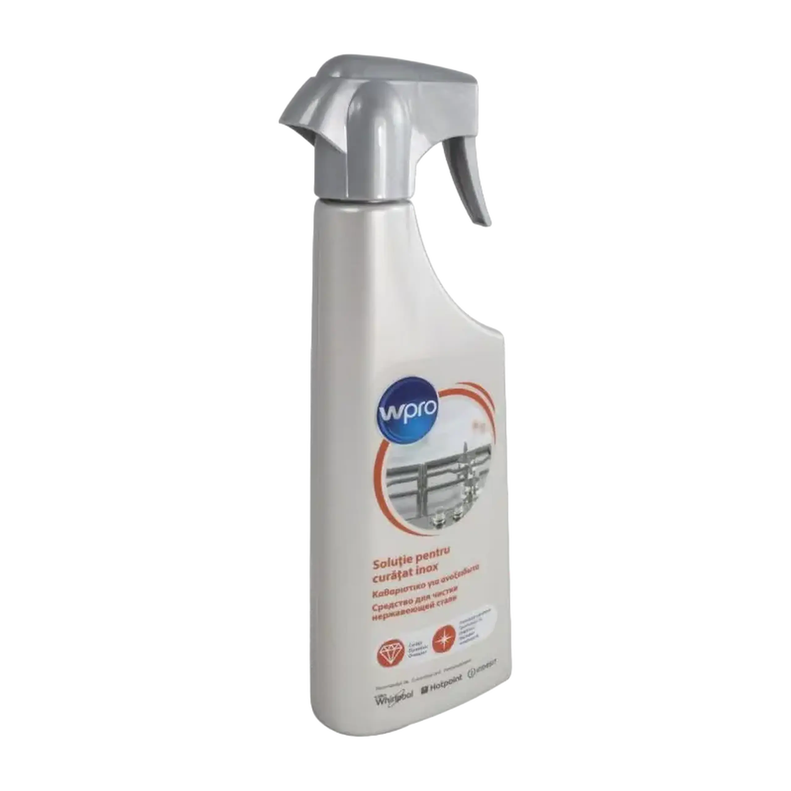 Spray pentru curățat inox Whirlpool Wpro, 500 ml