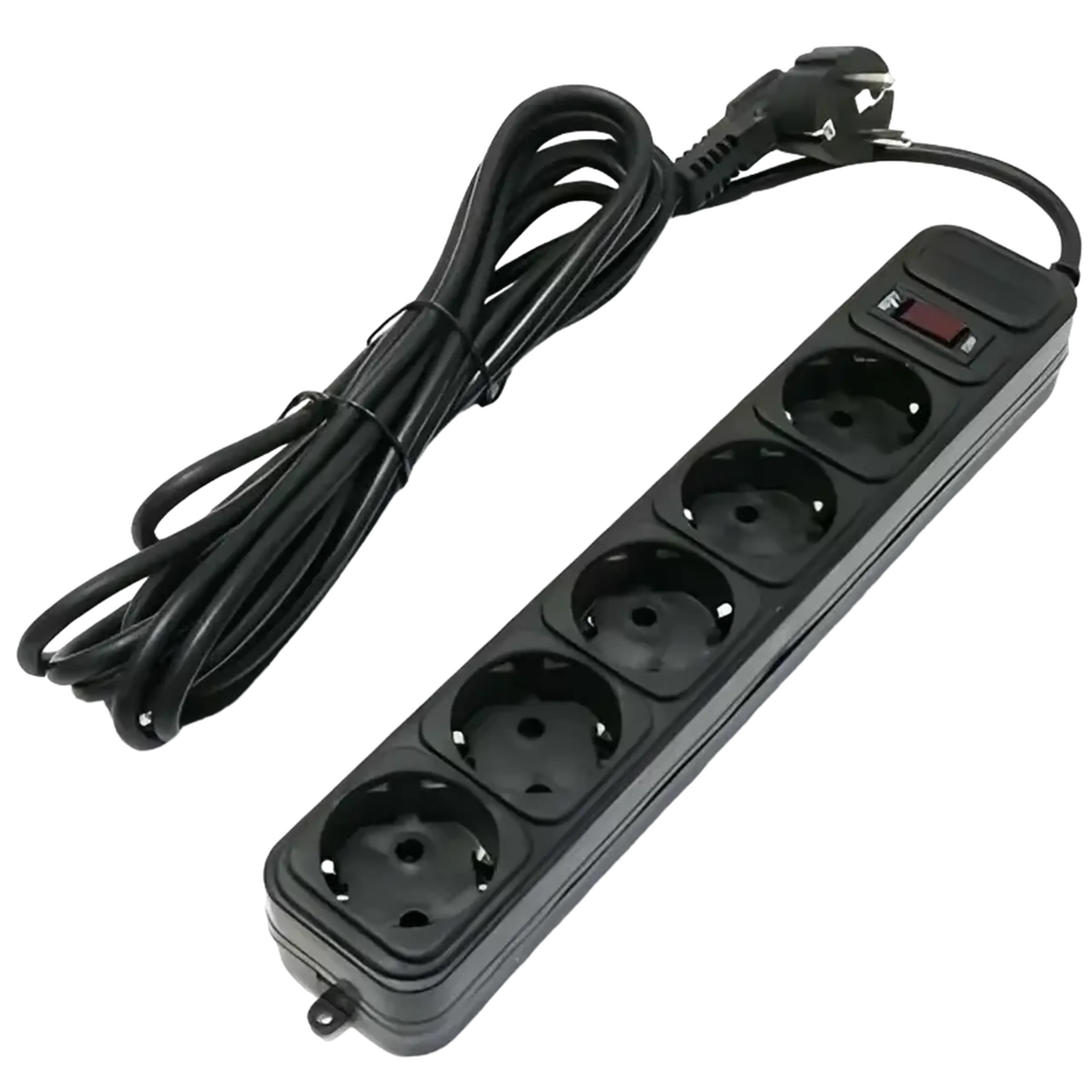 Prelungitor electric Power UP3-B-10PPB, 5 Prize, 3m, Negru