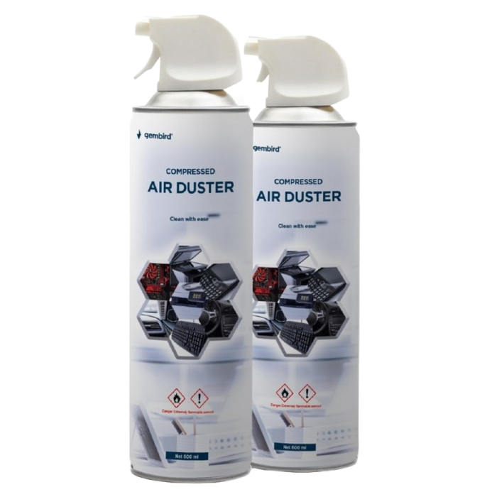 Spray de curățare cu aer comprimat Gembird CK-CAD-FL600-01, Universal