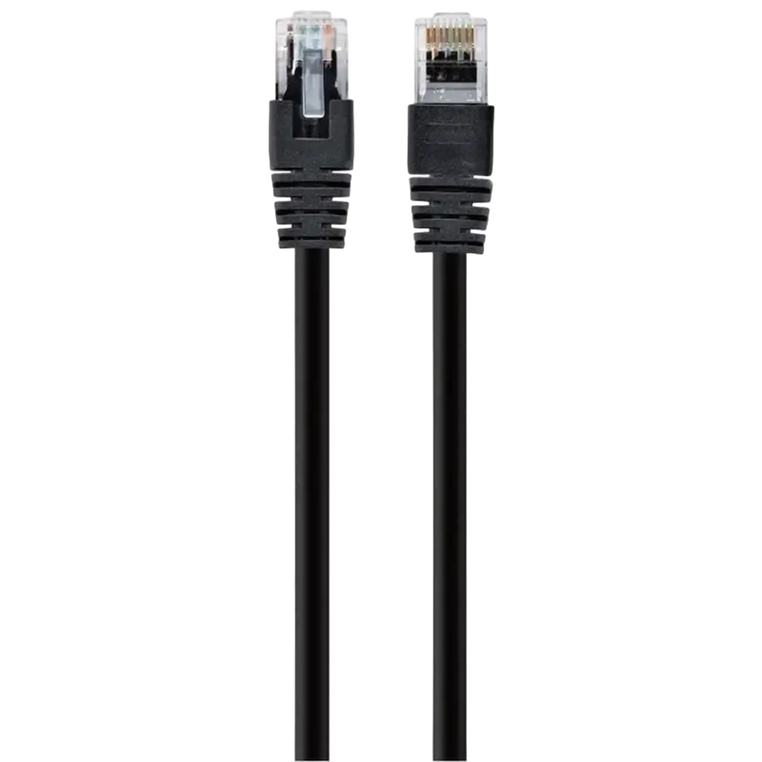 Patch cord Cablexpert PP6U-0.5M/BK, Cat6 UTP, 0,5m, Negru