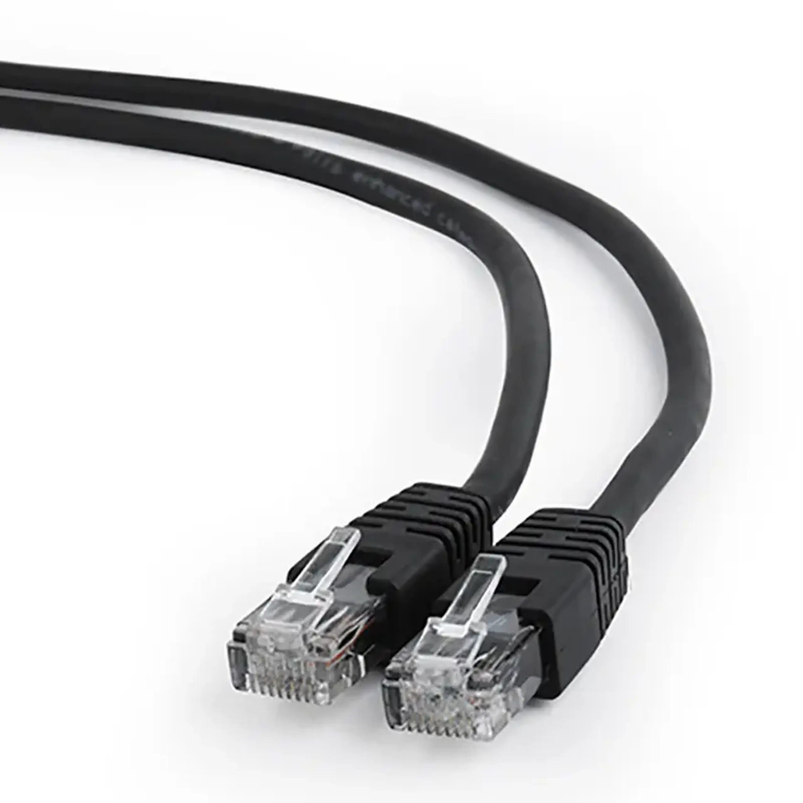 Patch cord Cablexpert PP6U-0.5M/BK, Cat6 UTP, 0,5m, Negru