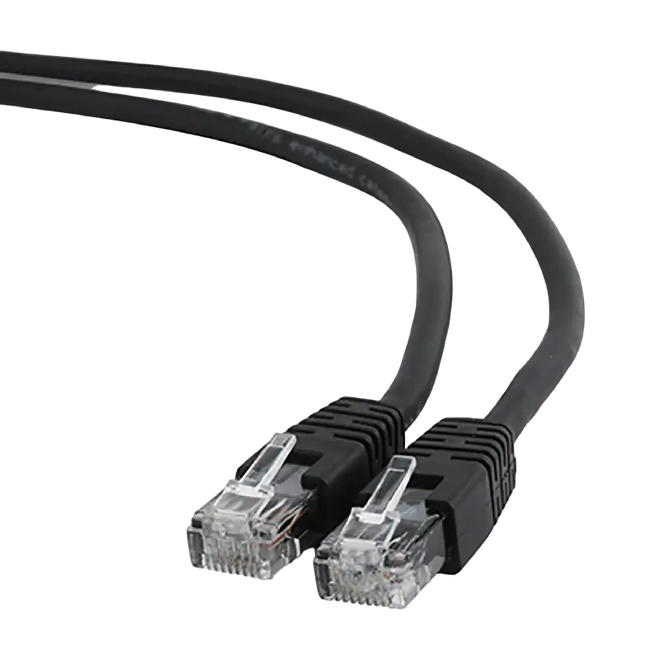 Patch cord Cablexpert PP6U-0.5M/BK, Cat6 UTP, 0,5m, Negru