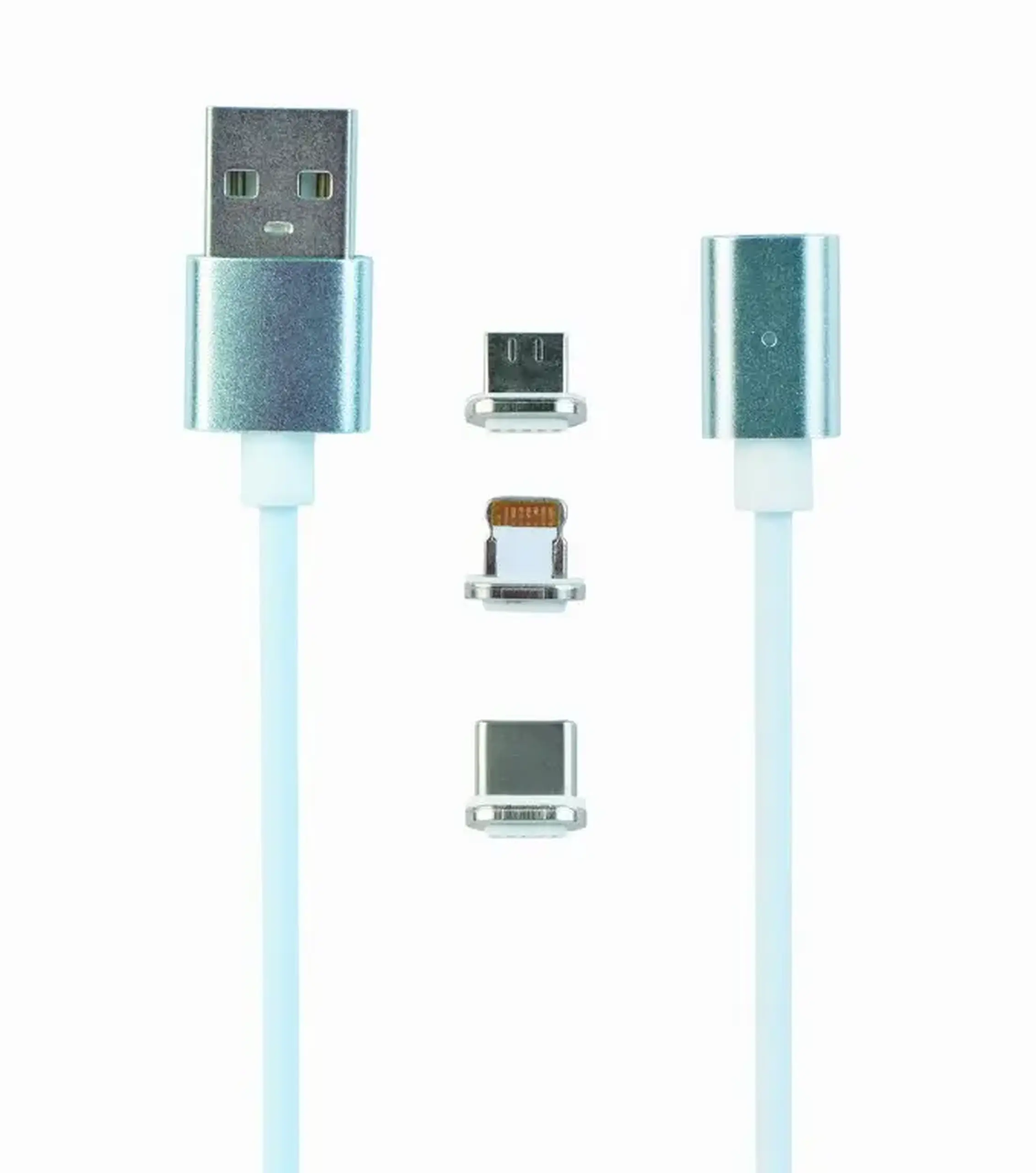 Adaptor pentru cablu USB Cablexpert CC-USB2-AMLM31-1M, /micro-USB Alb