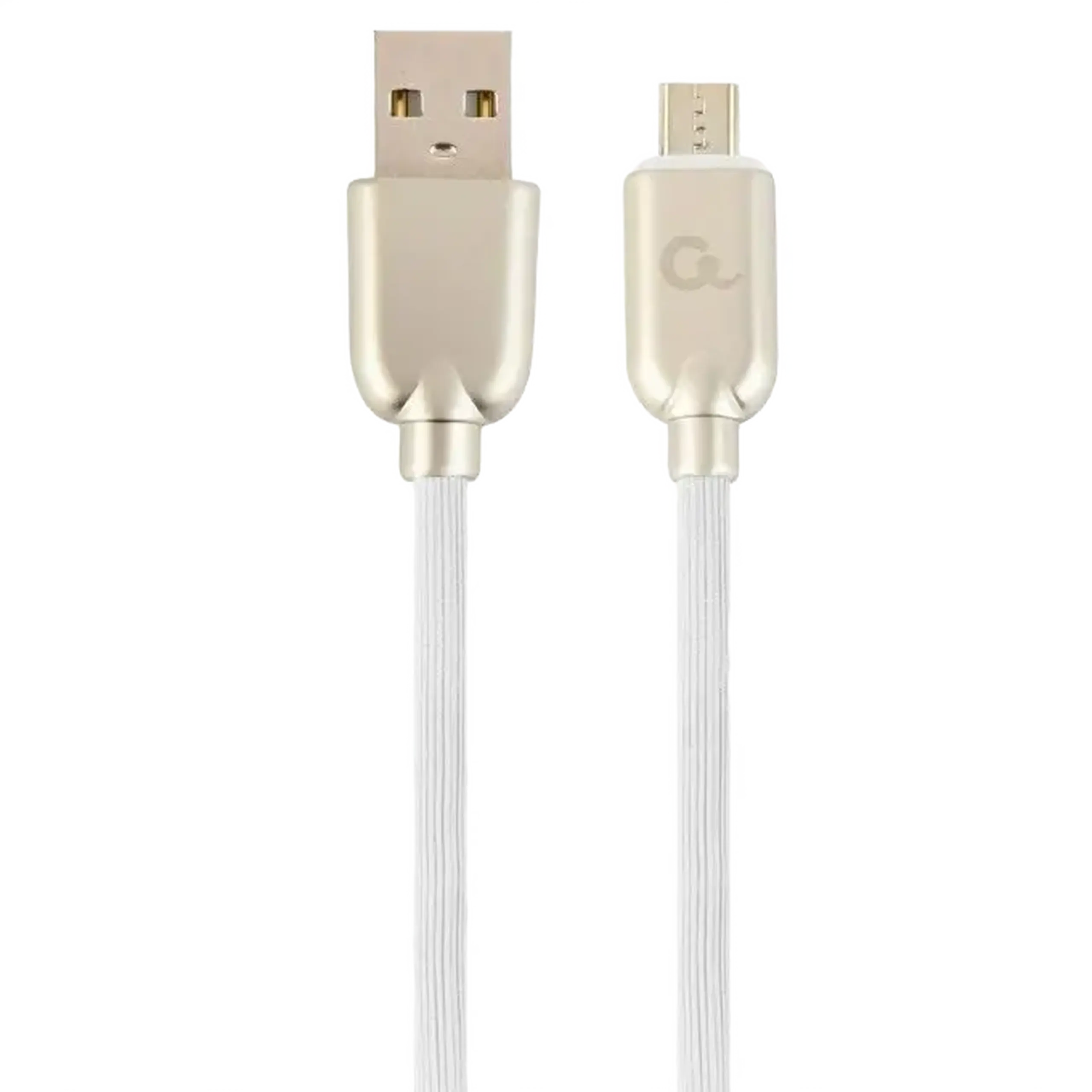 Cablu încărcare și sincronizare Cablexpert CC-USB2R-AMmBM-1M-W, USB Type-A/micro-USB, 1m, Alb