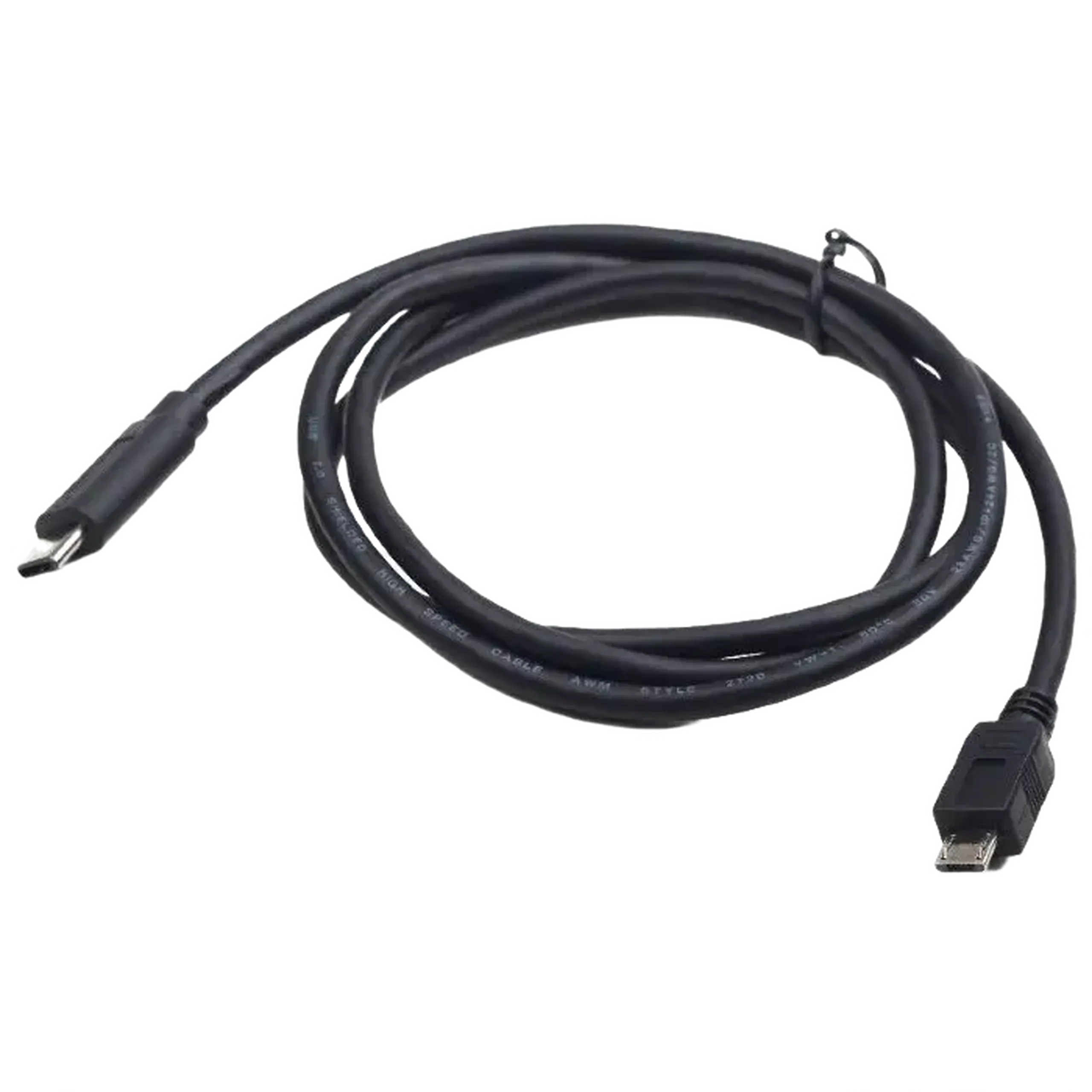 Cablu încărcare și sincronizare Cablexpert CCP-USB2-mBMCM-1M, Micro-USB/USB Type-C, 1m, Negru