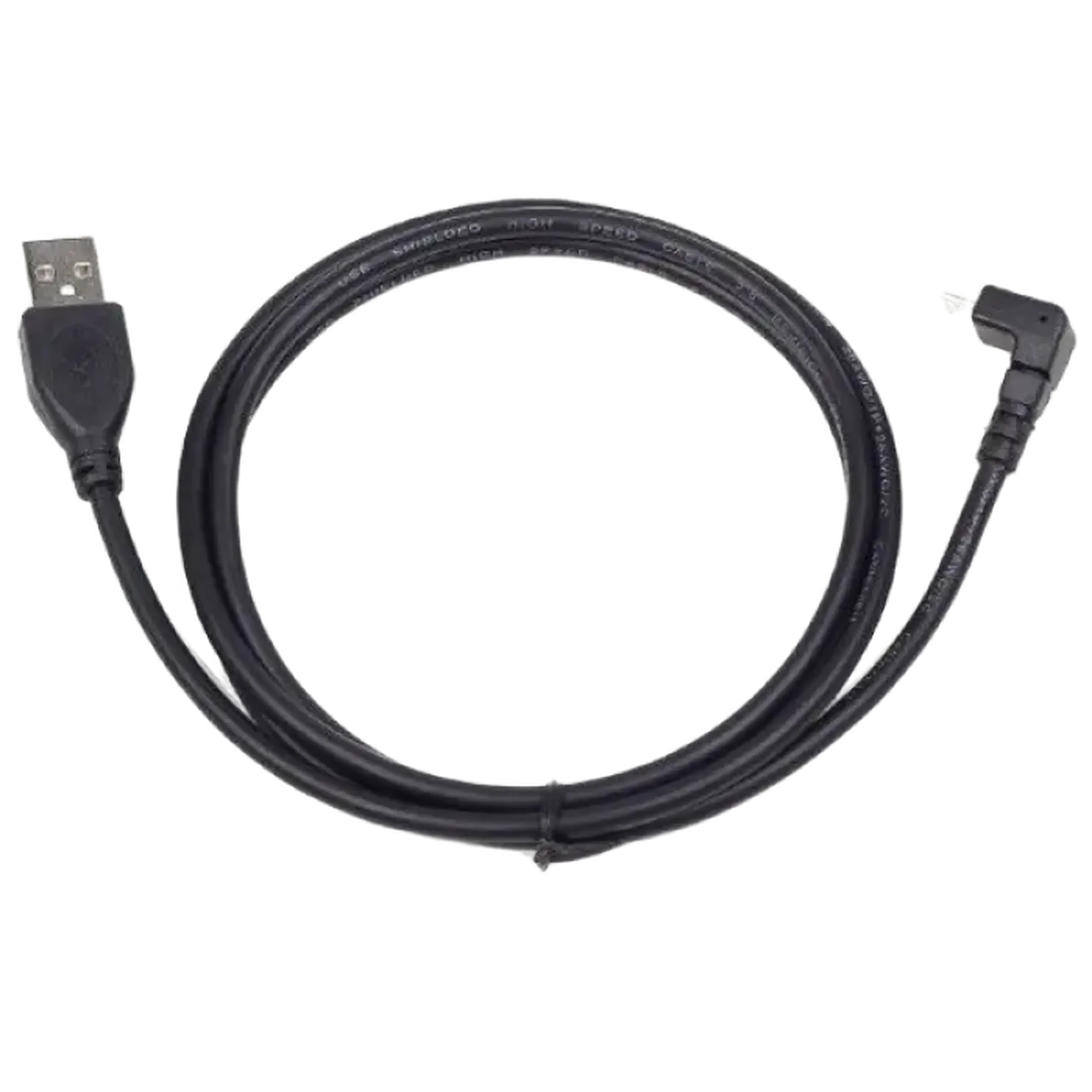 Cablu încărcare și sincronizare Cablexpert CCP-mUSB2-AMBM90-6, USB Type-A/micro-USB, 1,8m, Negru