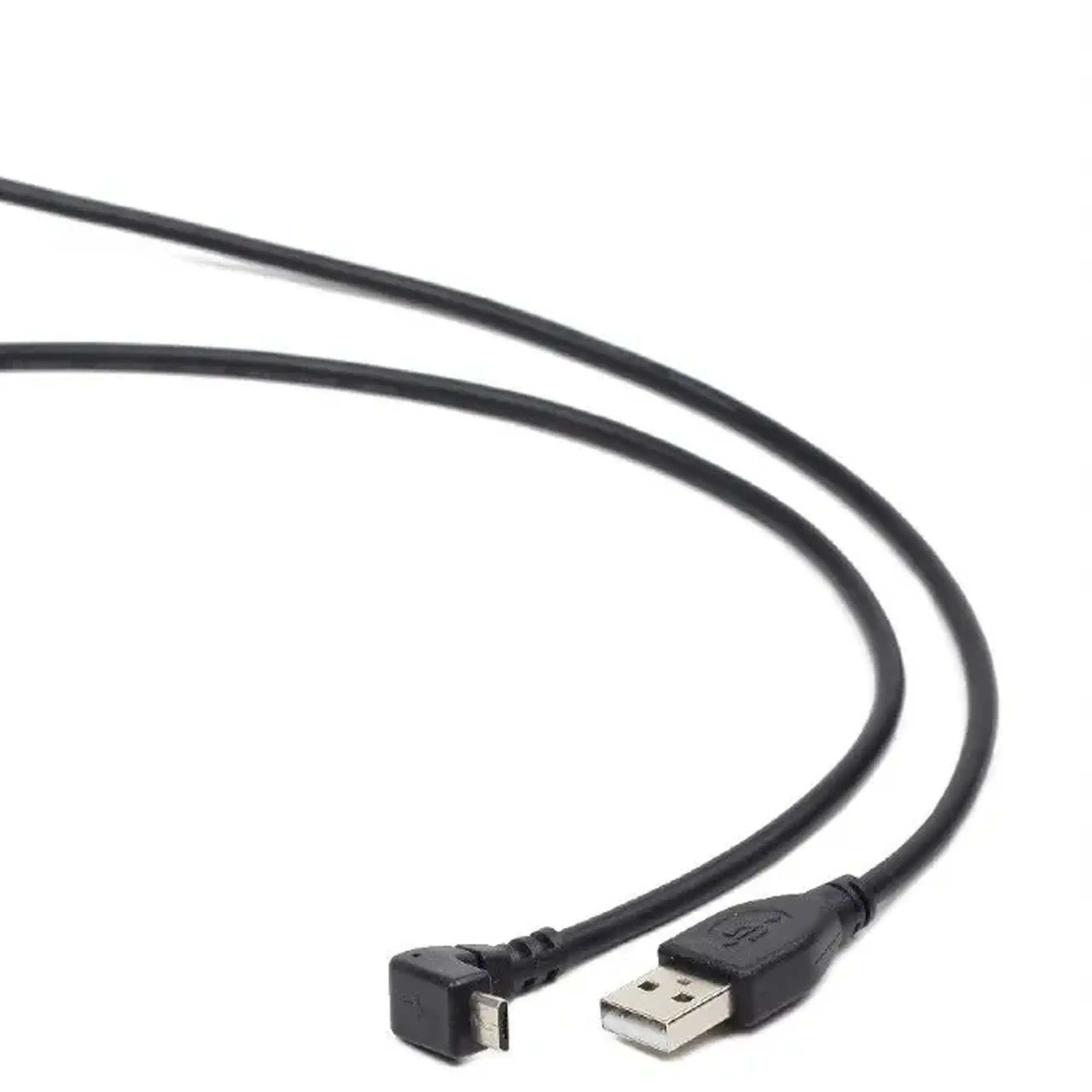 Cablu încărcare și sincronizare Cablexpert CCP-mUSB2-AMBM90-6, USB Type-A/micro-USB, 1,8m, Negru
