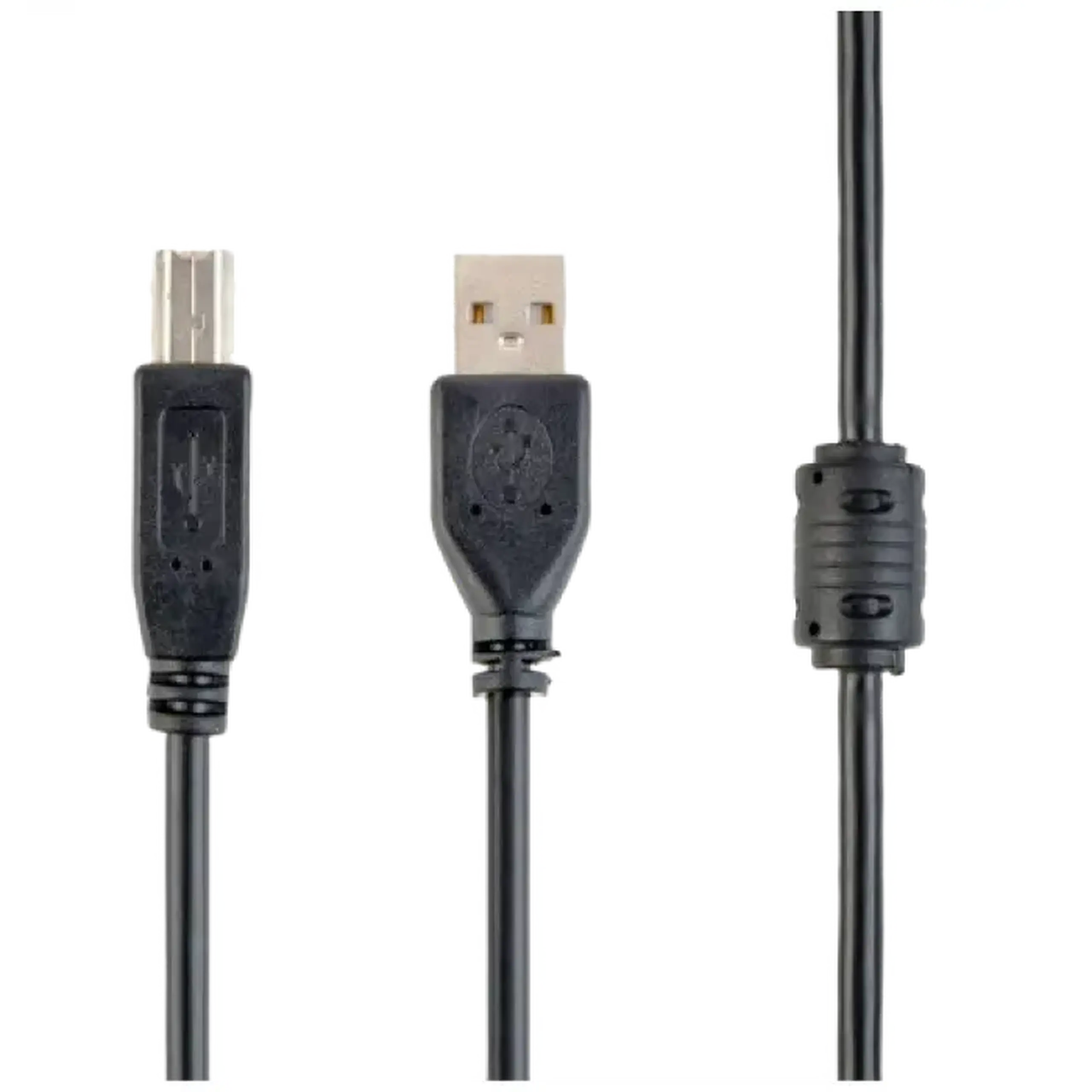 Cablu de comunicație Gembird CCF-USB2-AMBM-6, USB Type-A/USB Type-B, 1,8m, Negru