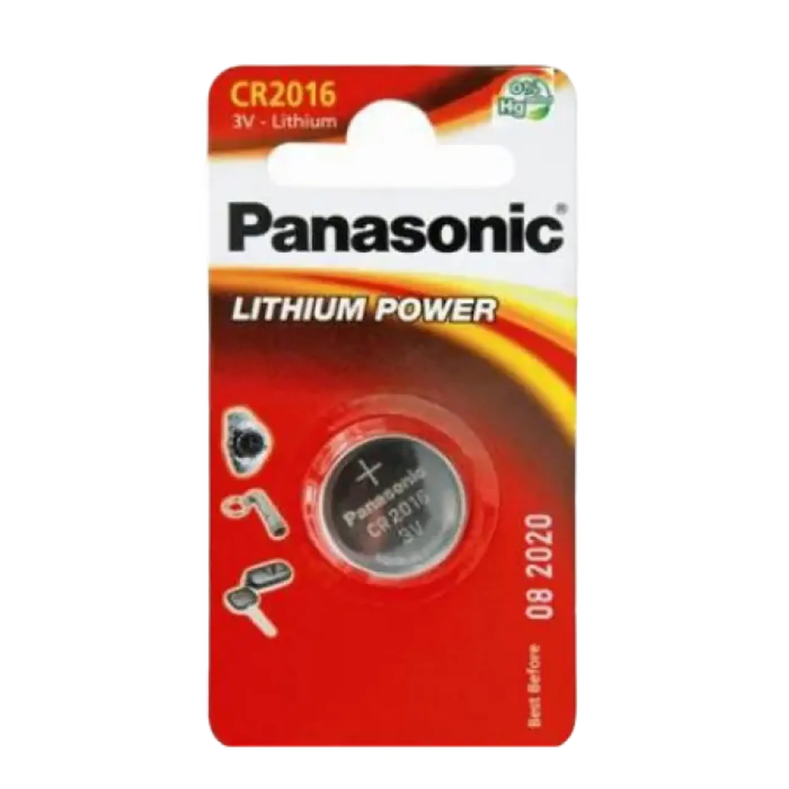 Baterii rotunde Panasonic CR-2016EL, CR2016, 1buc.