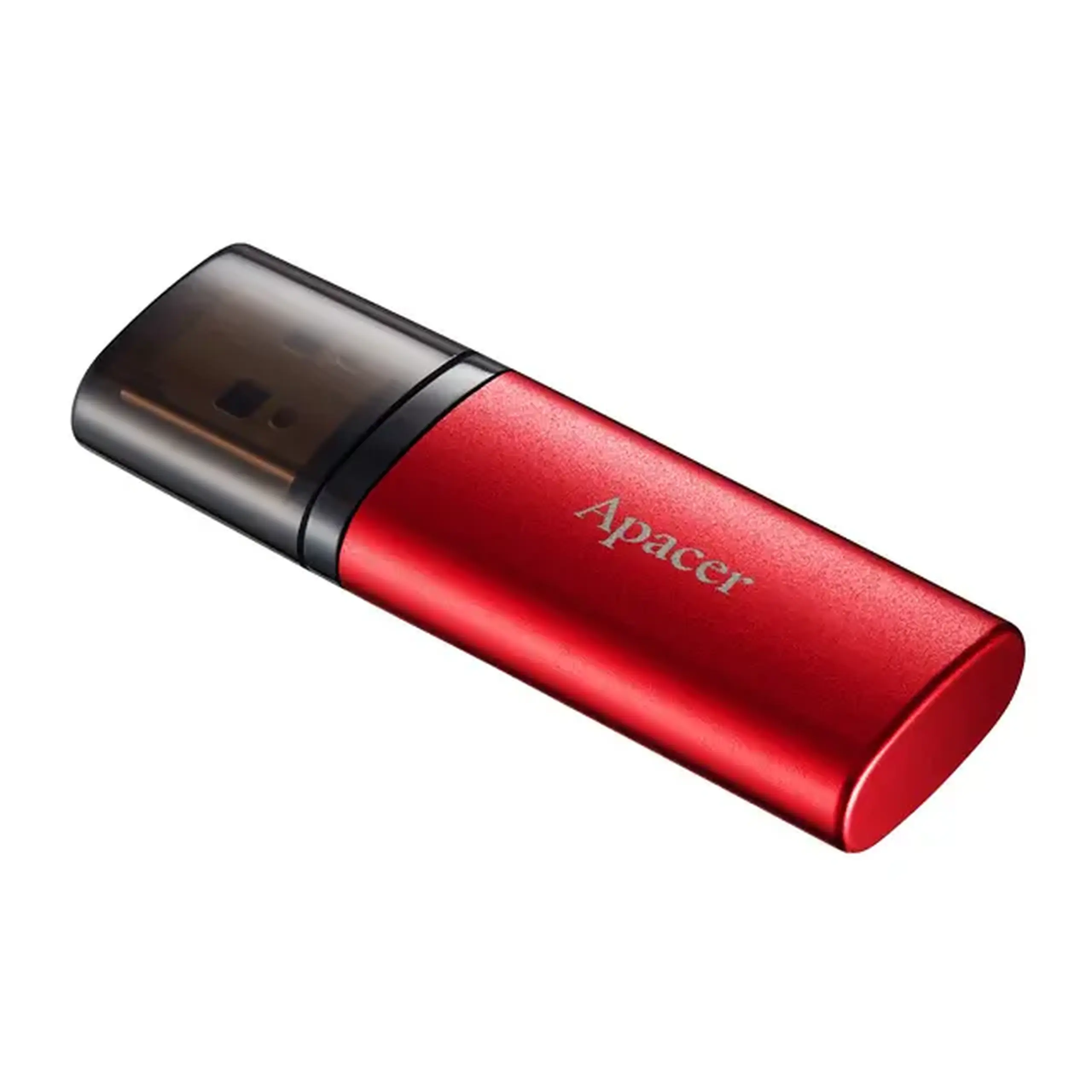 Unitate Flash USB3.1 de 32 GB Apacer „AH25B”, roșu, carcasă metalică mată, capac clasic (AP32GAH25BR - 1)
