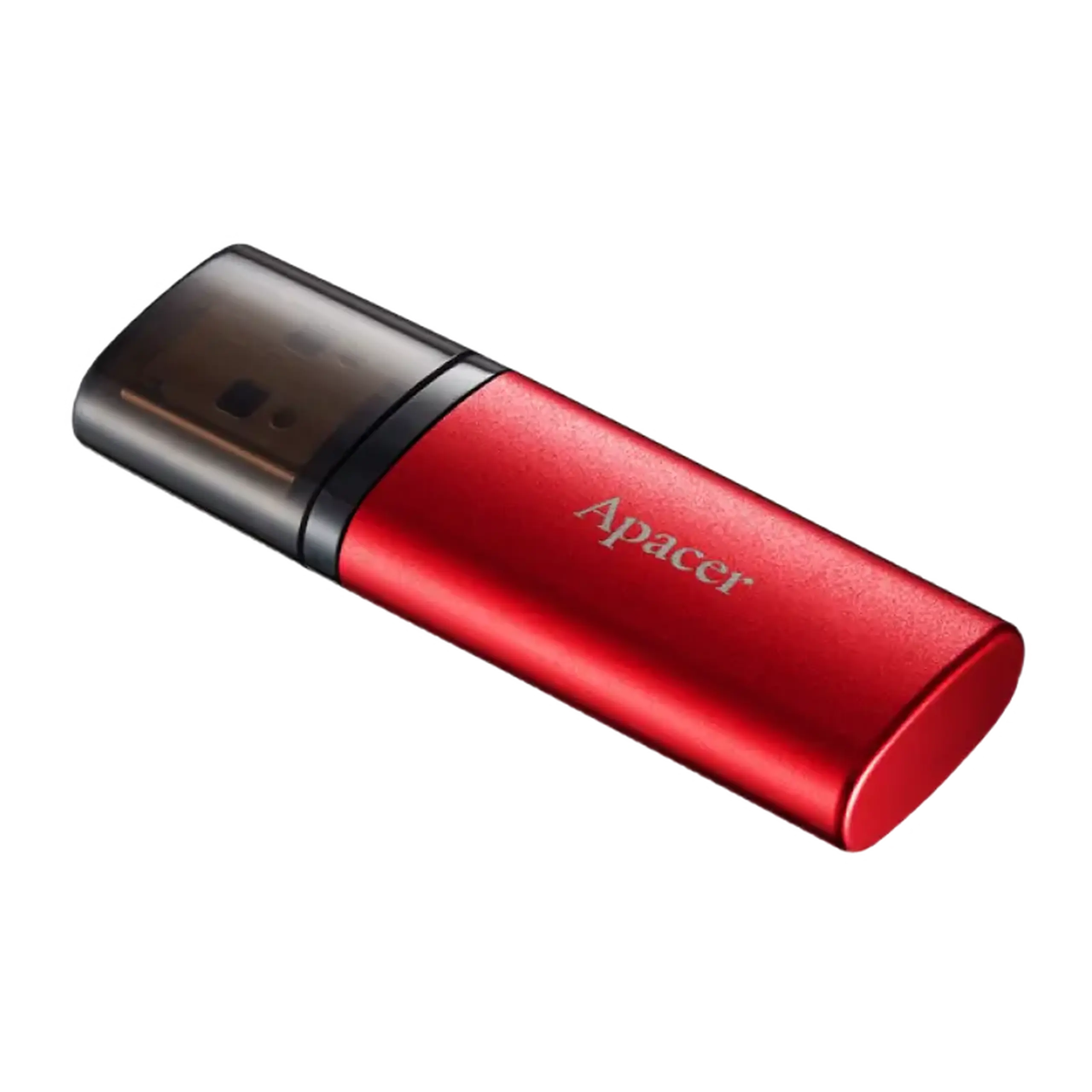 Unitate Flash USB3.1 de 32 GB Apacer „AH25B”, roșu, carcasă metalică mată, capac clasic (AP32GAH25BR - 1)