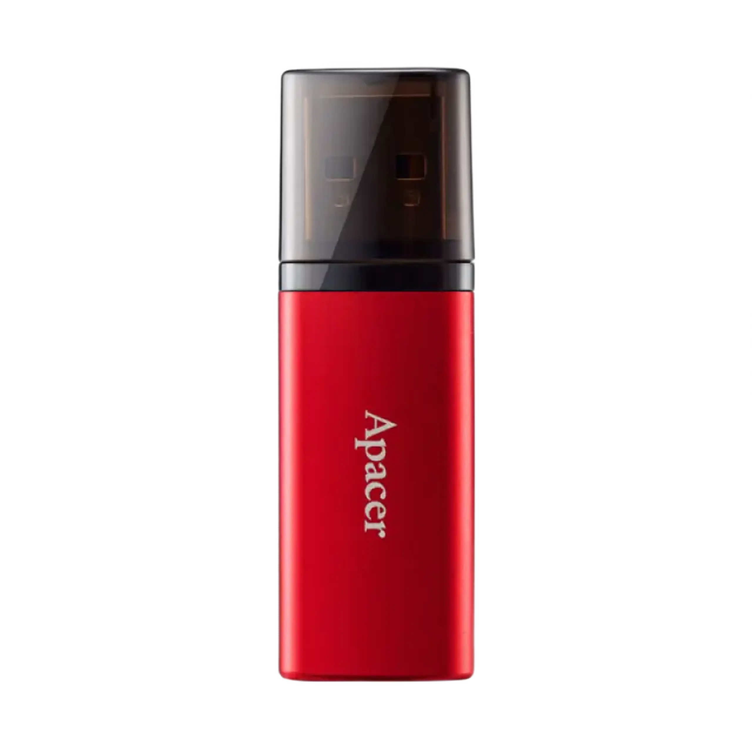 Unitate Flash USB3.1 de 32 GB Apacer „AH25B”, roșu, carcasă metalică mată, capac clasic (AP32GAH25BR - 1)