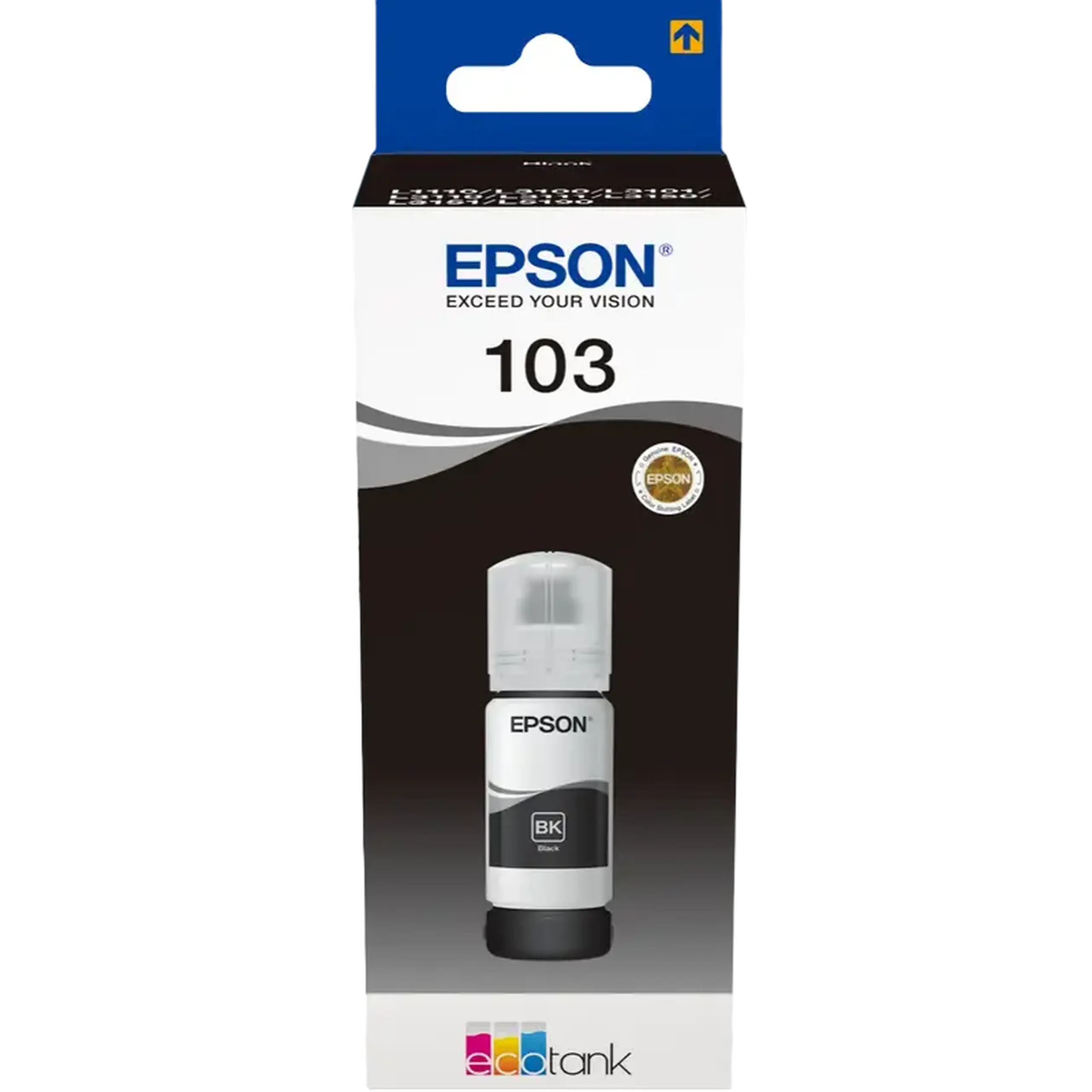 Recipient de cerneală Epson 103 EcoTank, 65ml, Negru