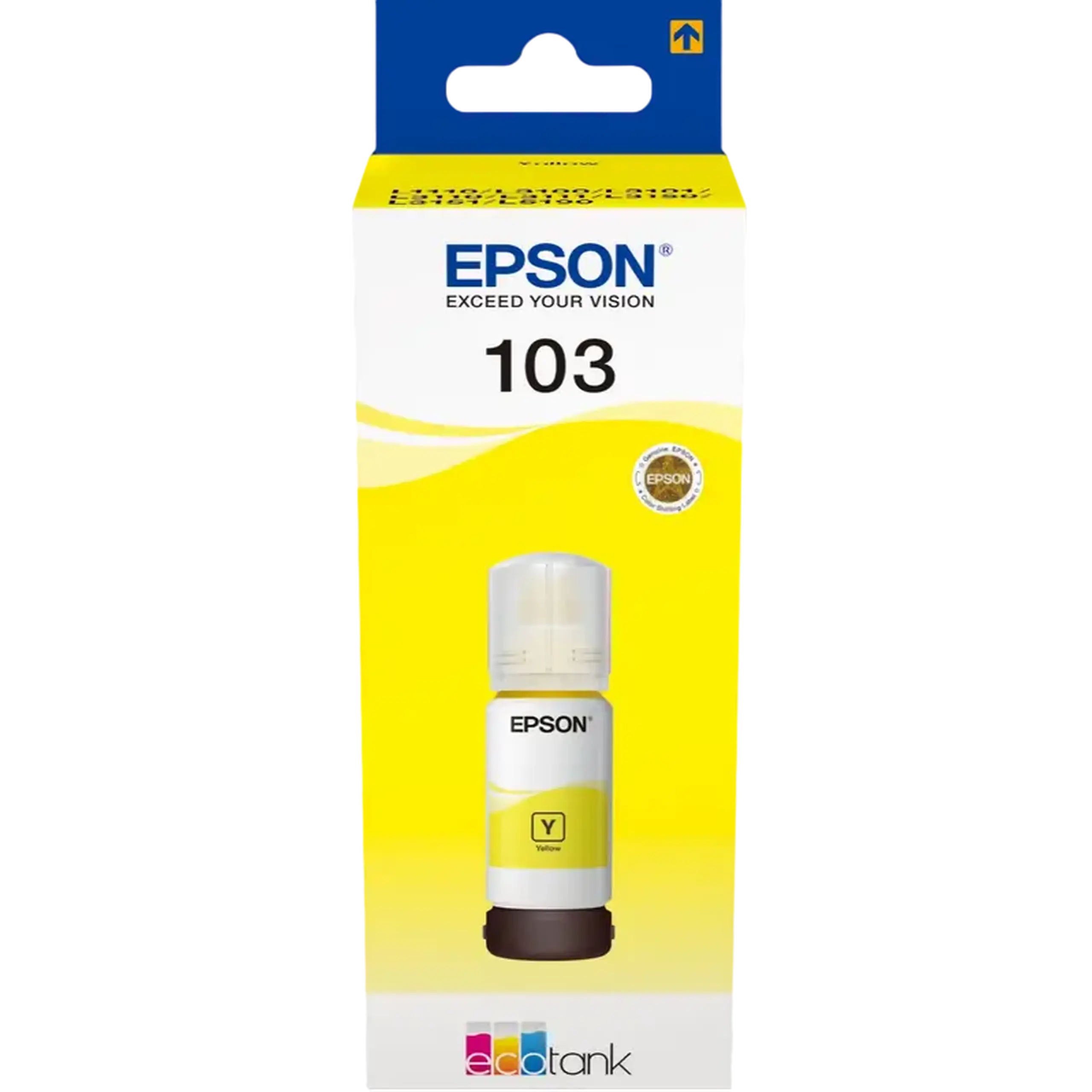 Recipient de cerneală Epson 103 EcoTank, 65ml, Galben