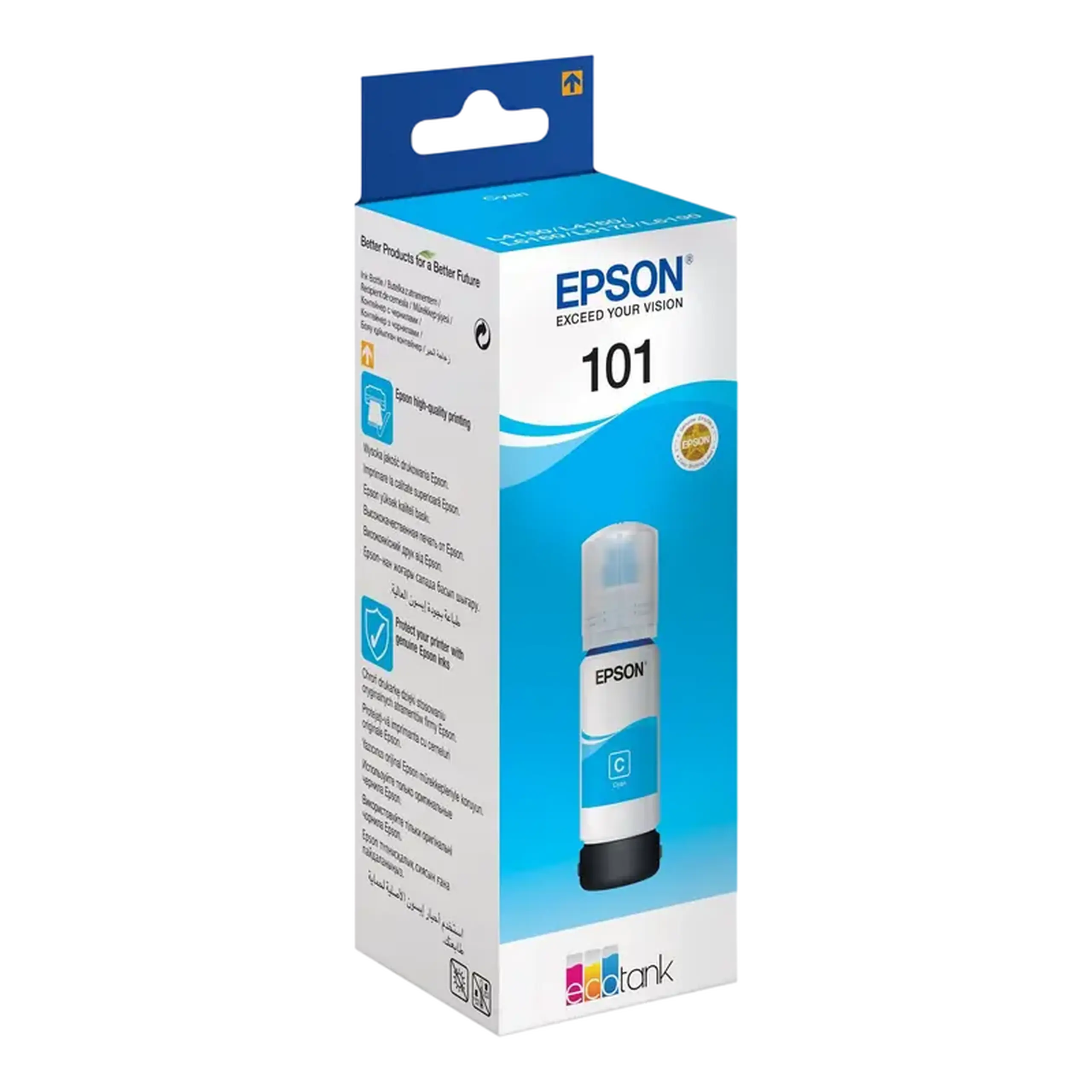 Recipient de cerneală Epson 101 EcoTank, 70ml, Cyan