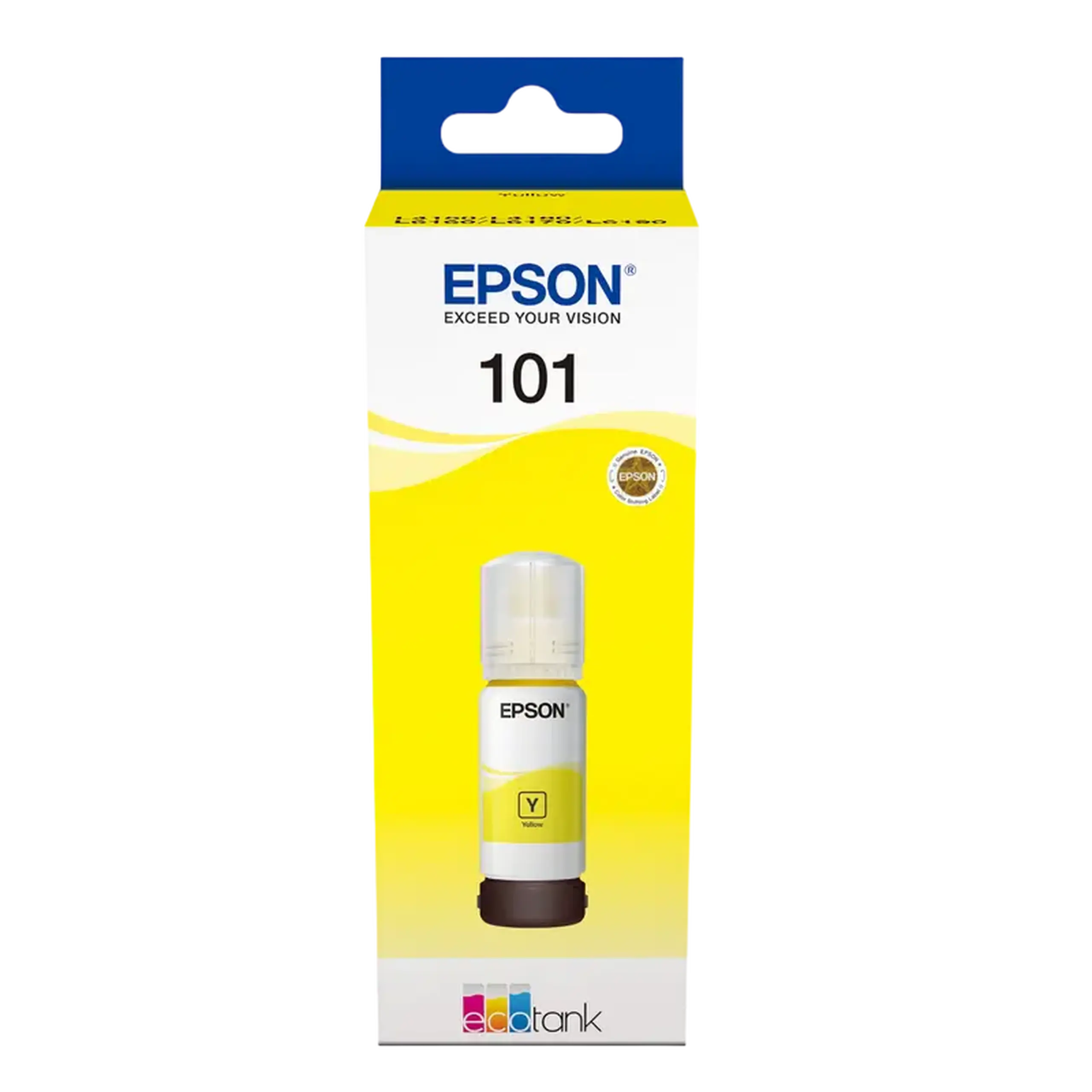 Recipient de cerneală Epson 101 EcoTank, 70ml, Galben