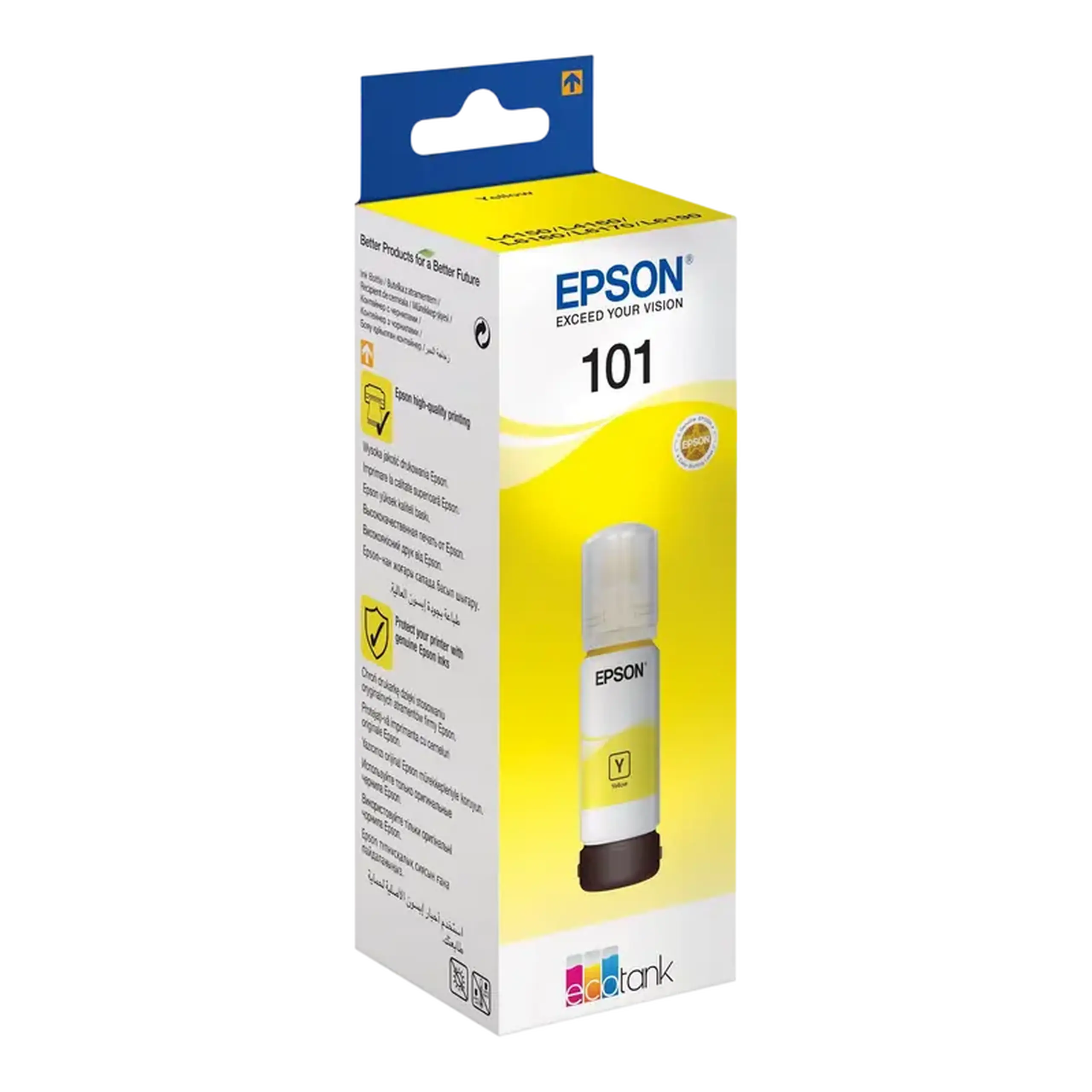 Recipient de cerneală Epson 101 EcoTank, 70ml, Galben