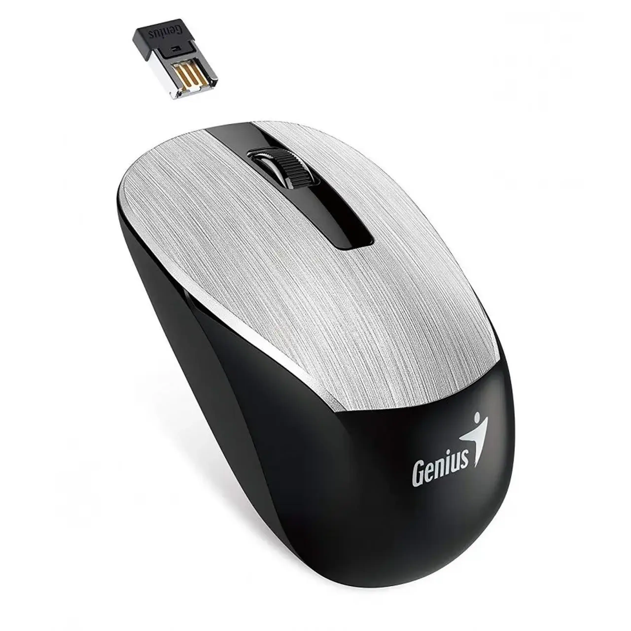 Mouse Wireless Genius NX-7015, Argintiu