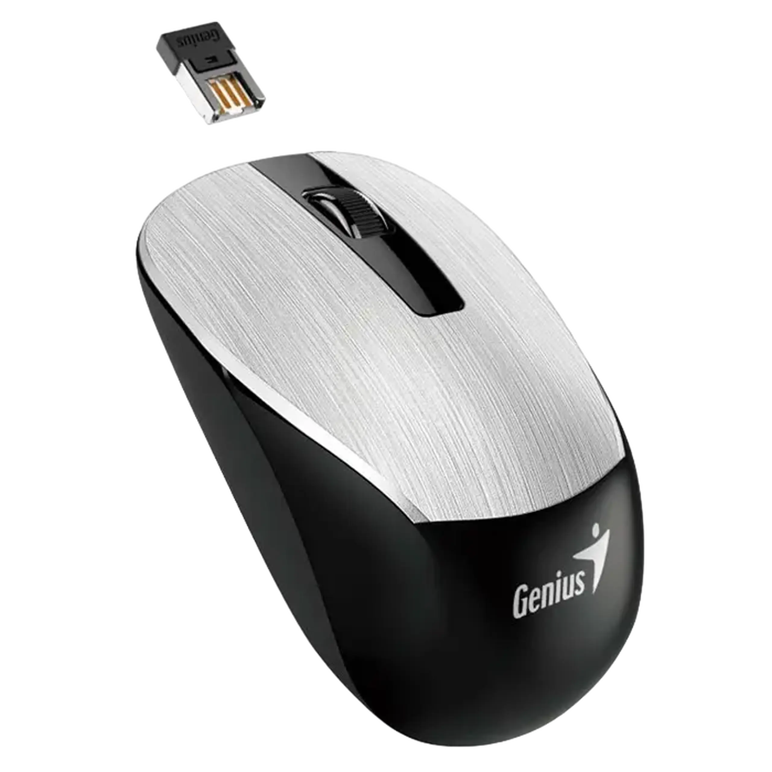 Mouse Wireless Genius NX-7015, Argintiu