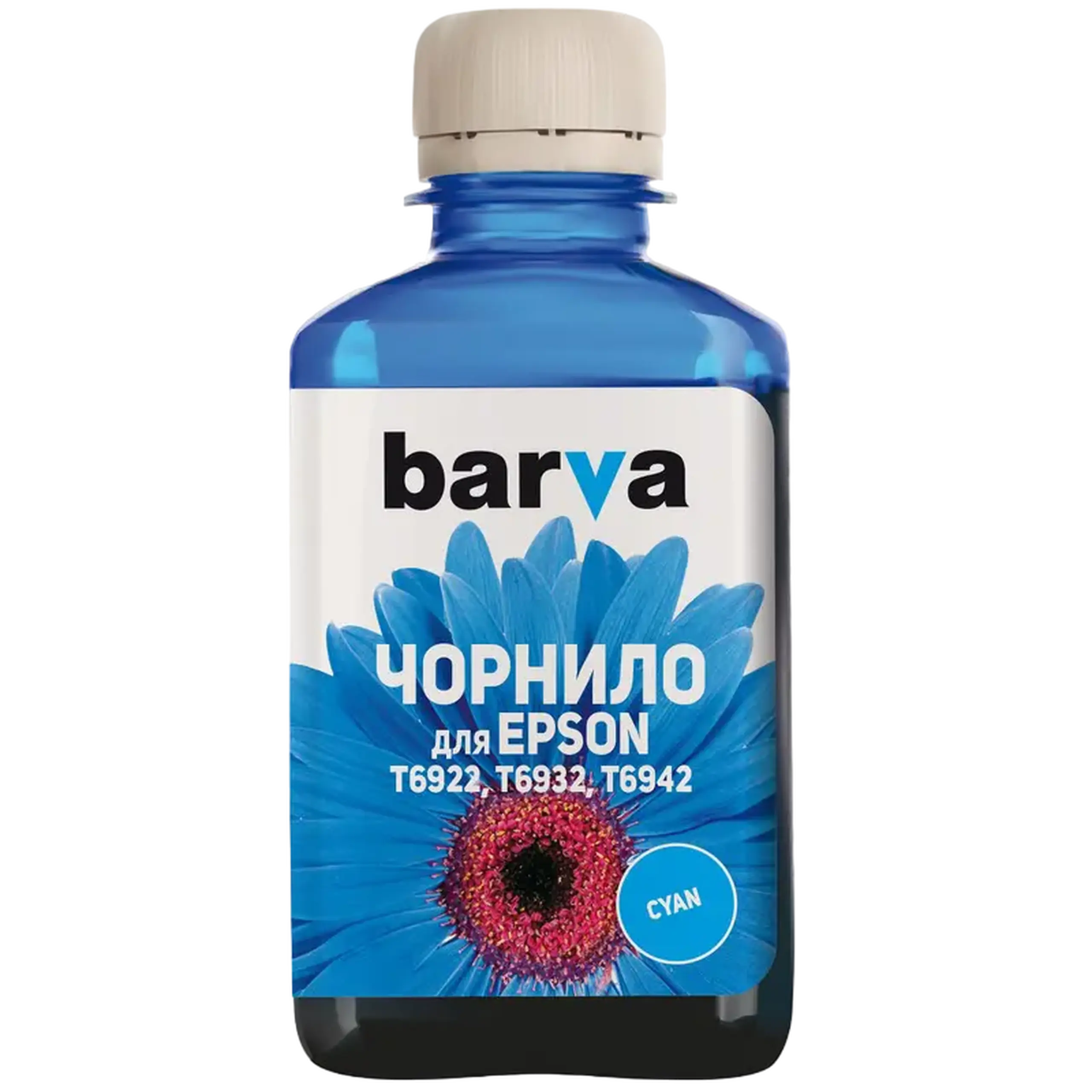 Recipient de cerneală Barva T6931, 180ml, Cyan