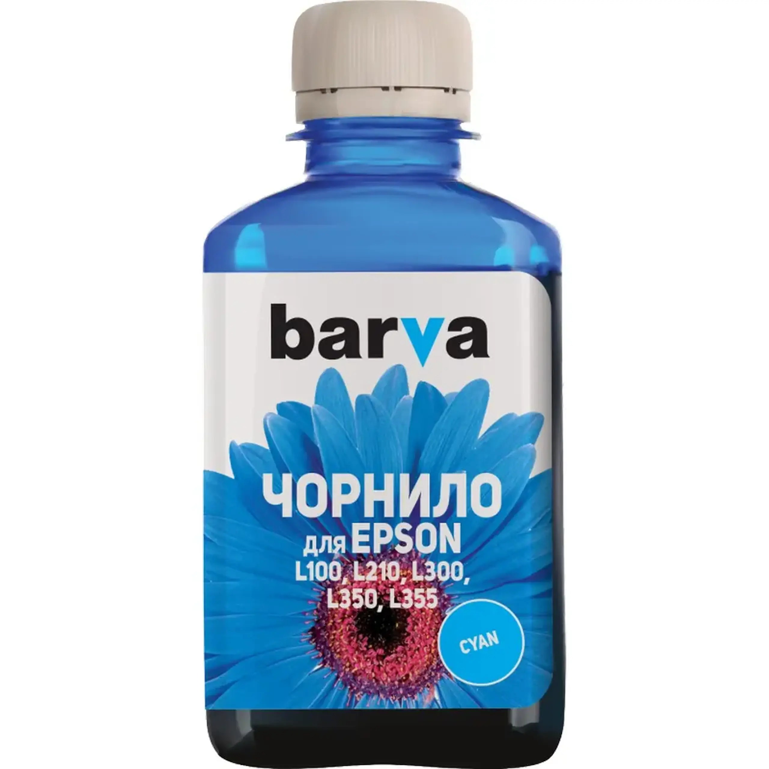 Recipient de cerneală Barva PN-EL100N, 180ml, Cyan