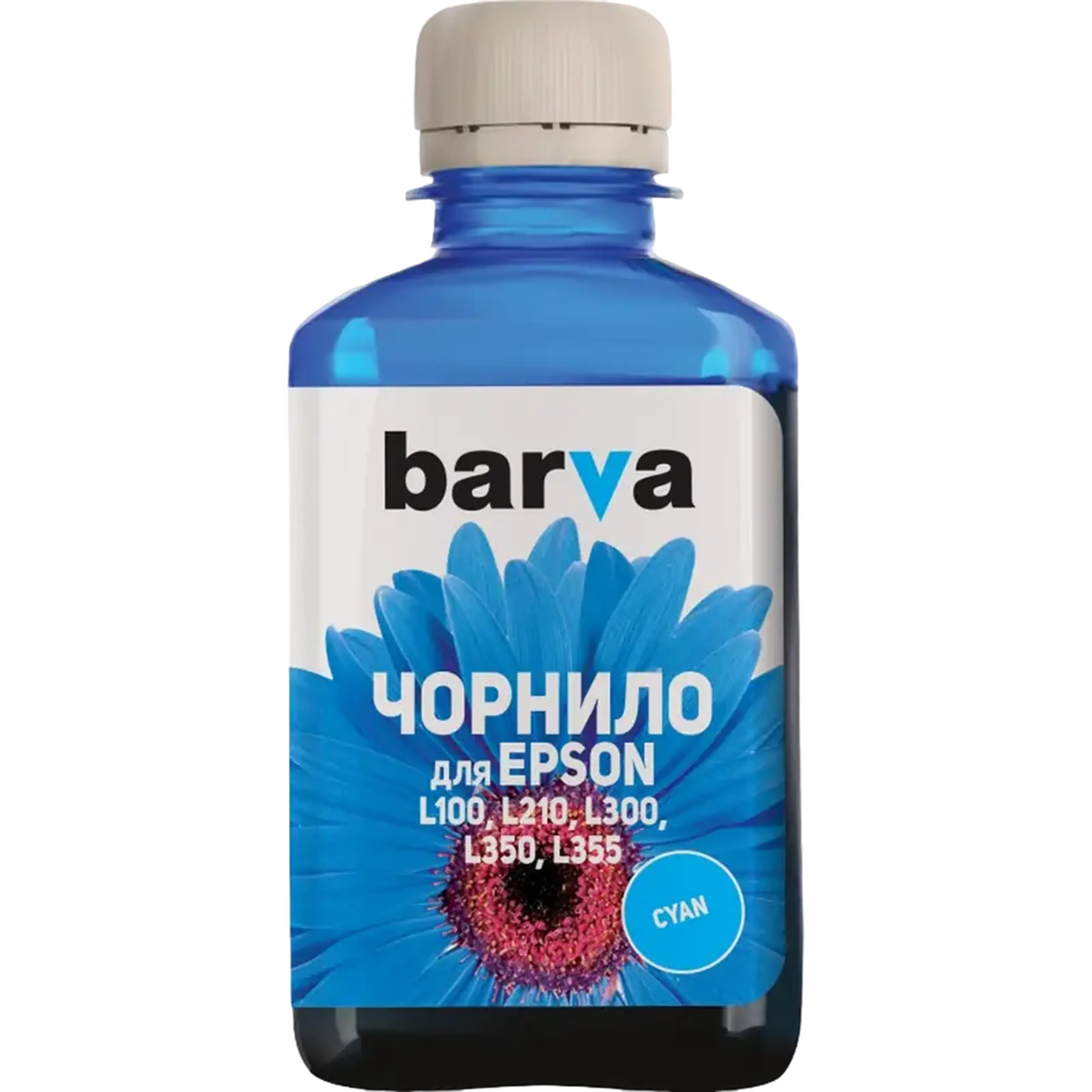 Recipient de cerneală Barva PN-EL100N, 180ml, Cyan