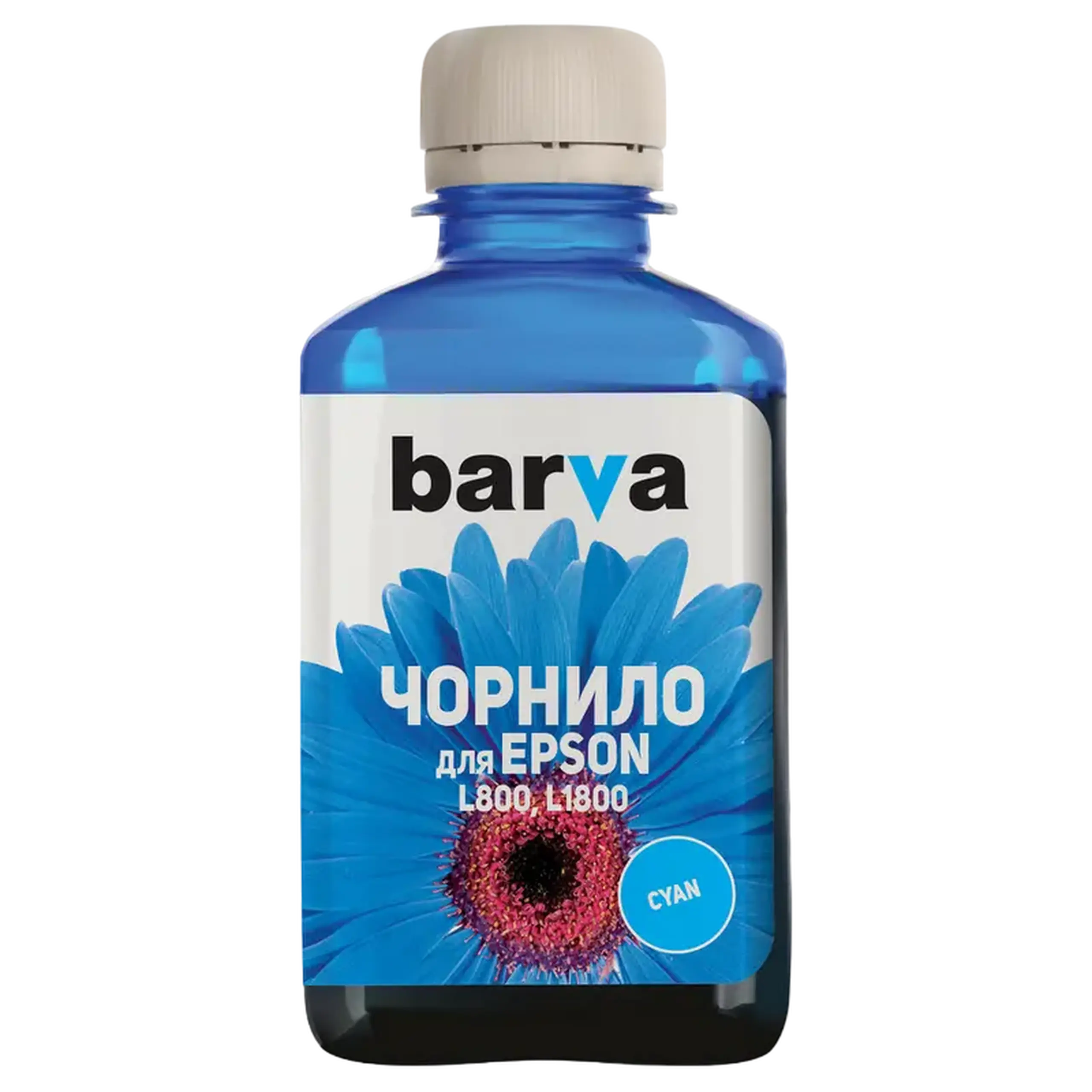 Recipient de cerneală Barva PN-EL800N, 180ml, Cyan