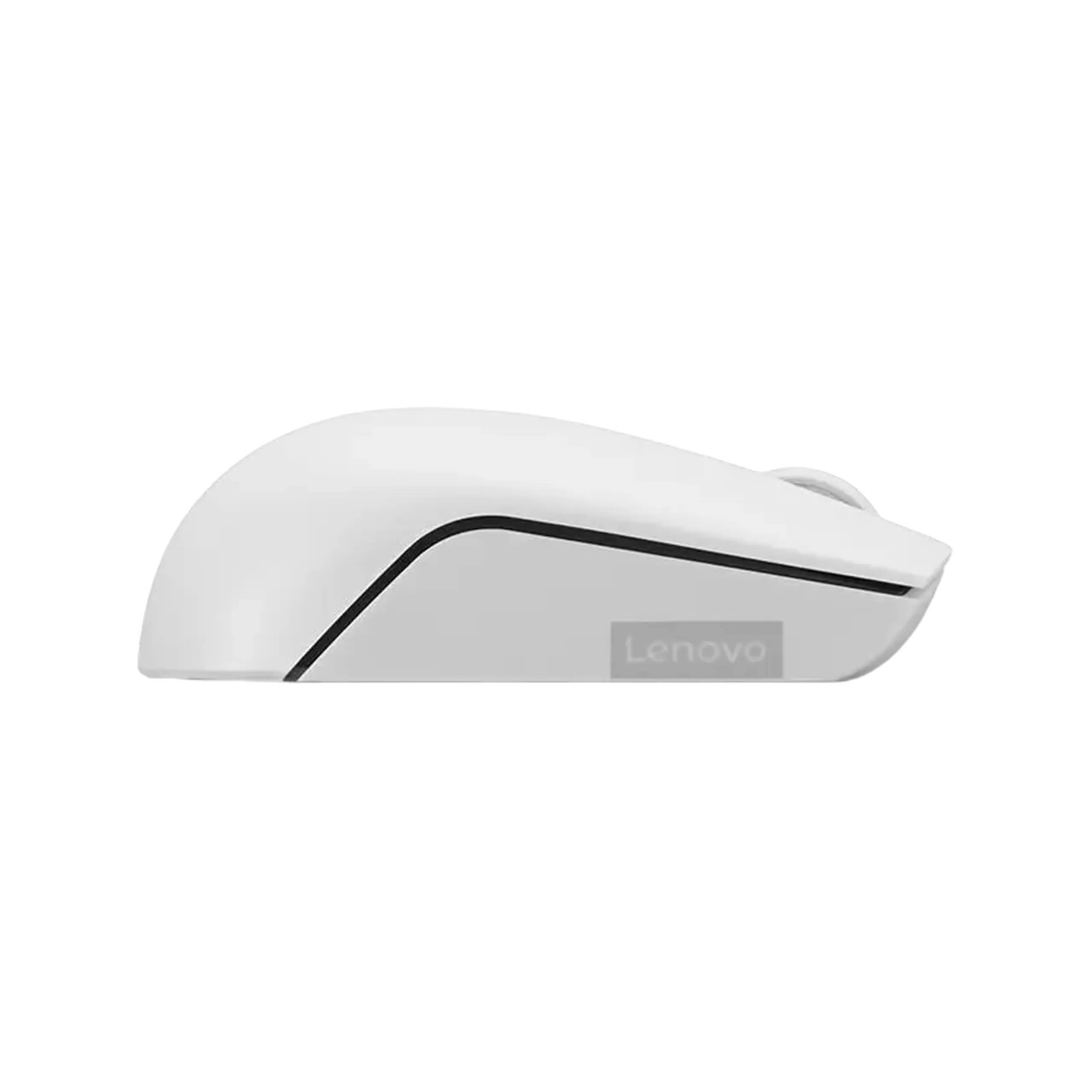 Mouse Wireless Lenovo 300 Compact, Alb