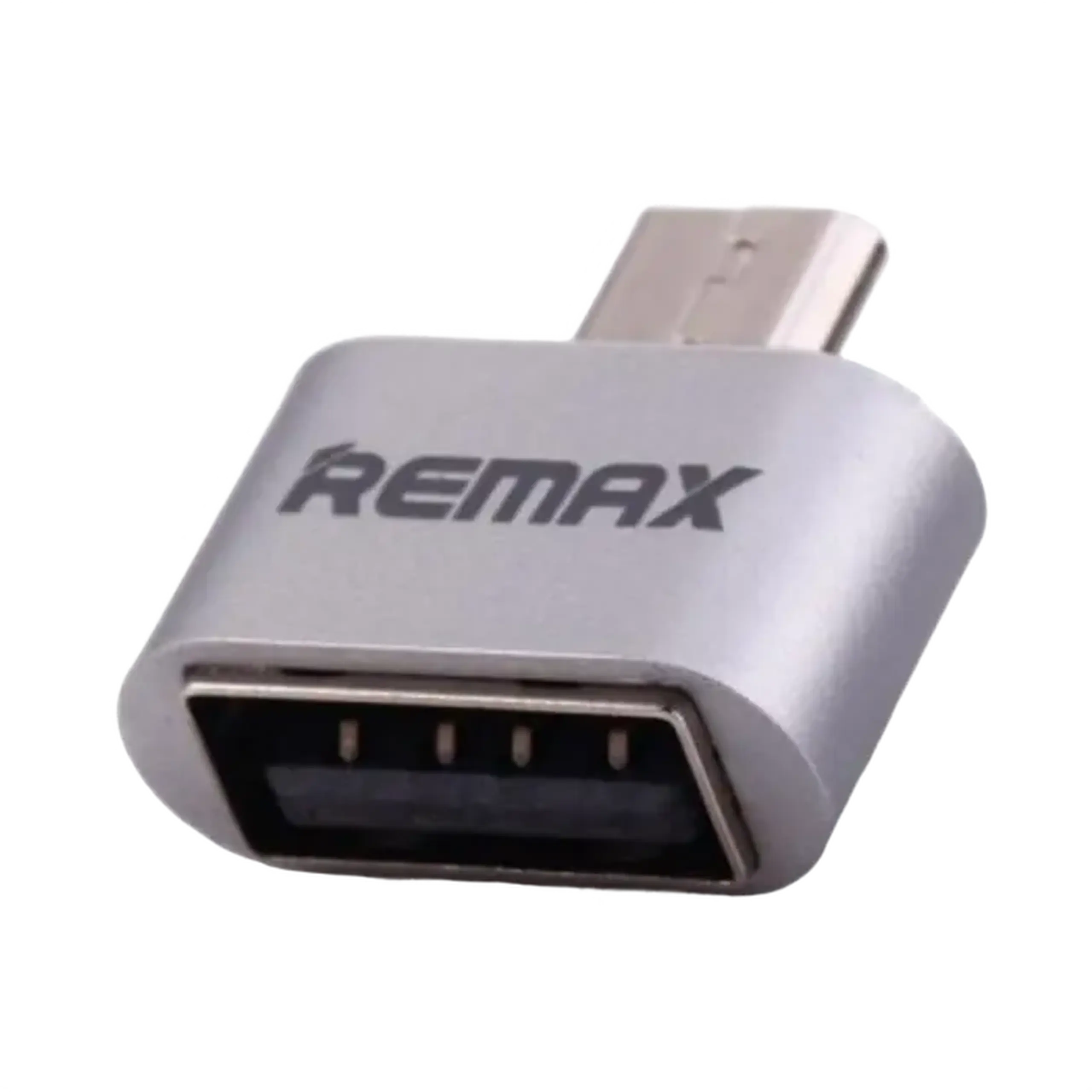Adaptor USB Remax RA-OTG, Micro-USB/USB Type-A (F), Argintiu