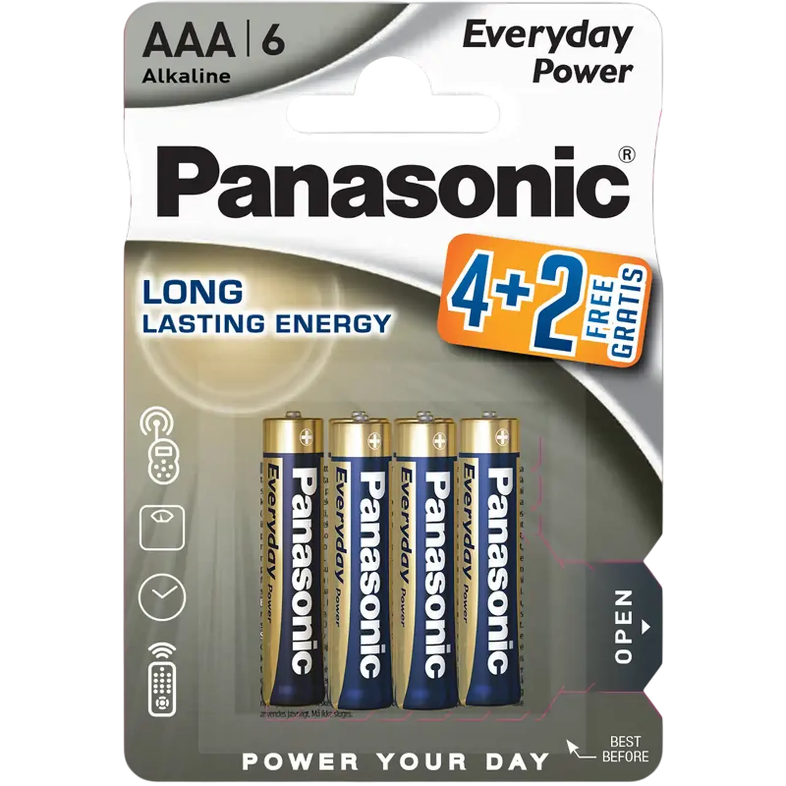 Baterii Panasonic LR03REE, AAA, 6buc.