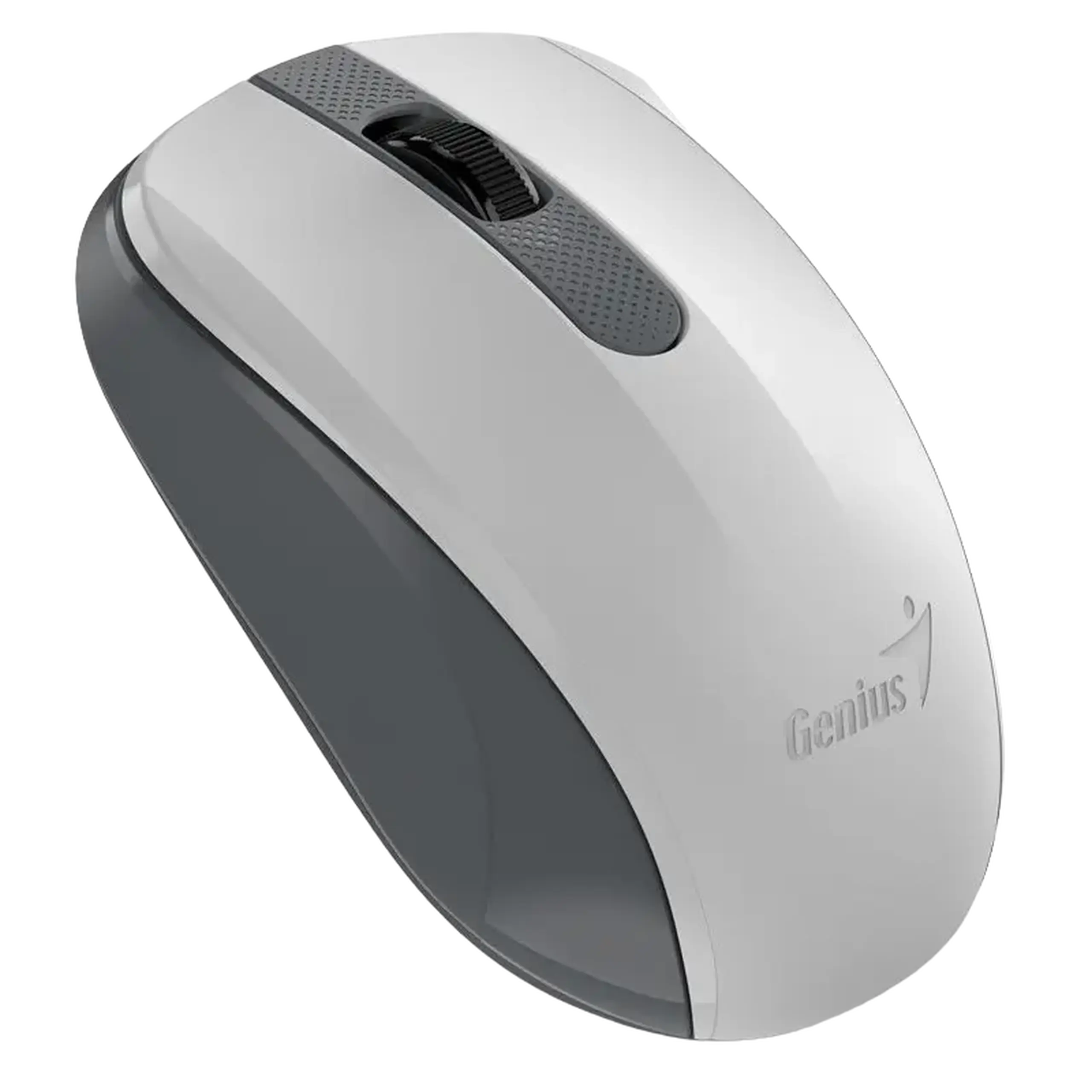 Mouse Wireless Genius NX-8008S, Alb/Gri