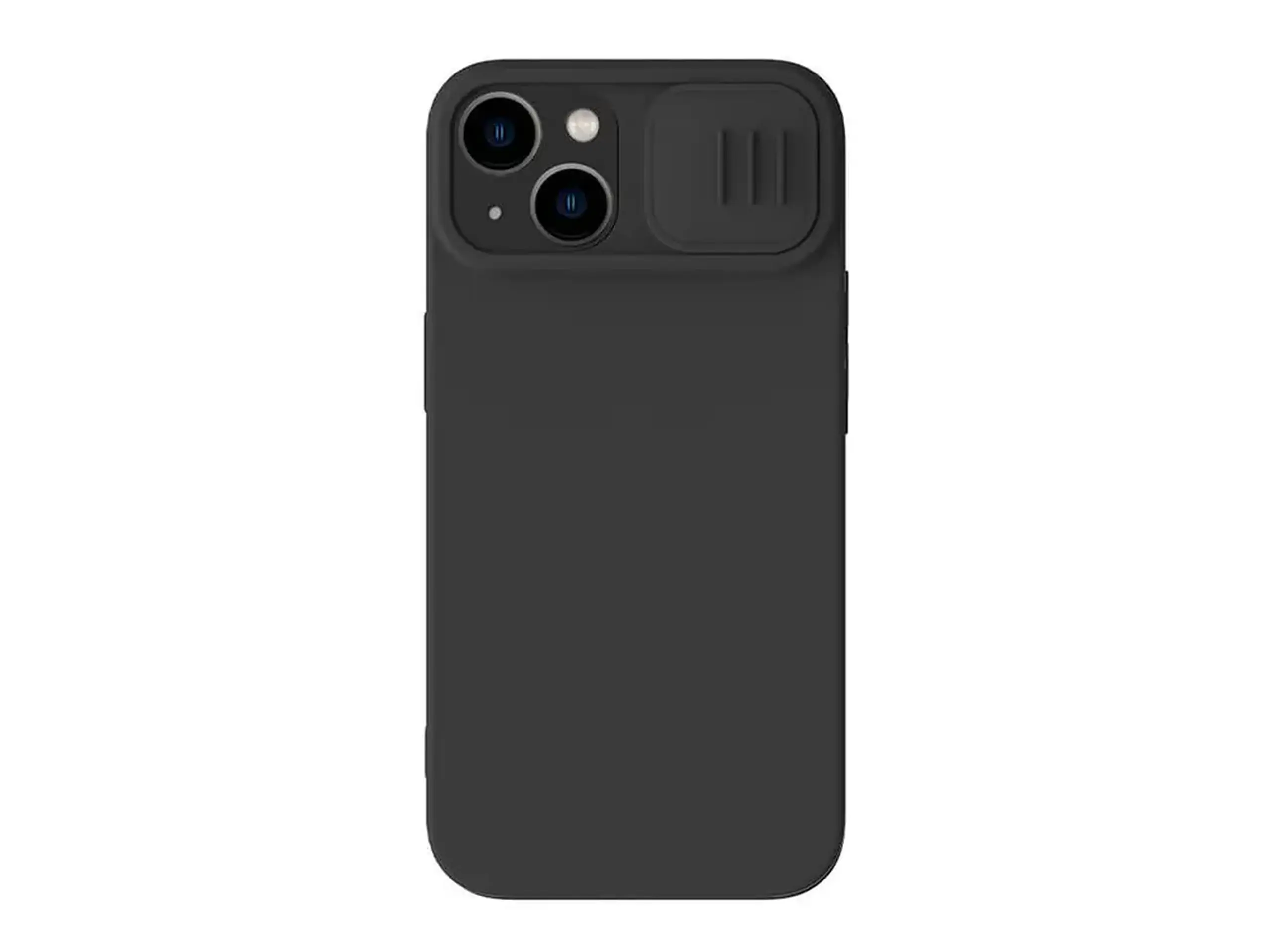 Husă Nillkin iPhone 14 Plus, CamShield Silky Silicone, Negru