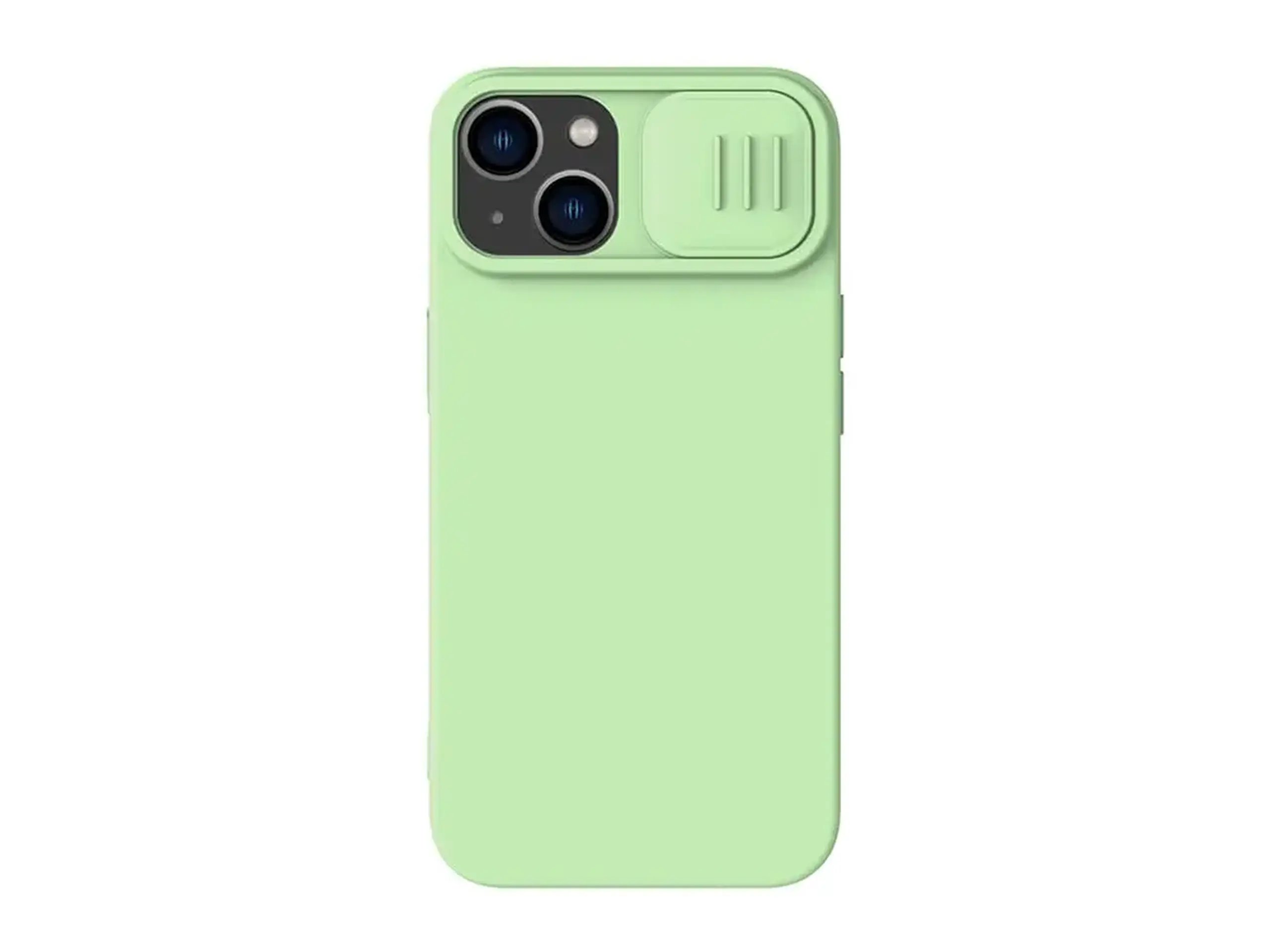 Husă Nillkin iPhone 14 Plus, CamShield Silky Silicone, Verde