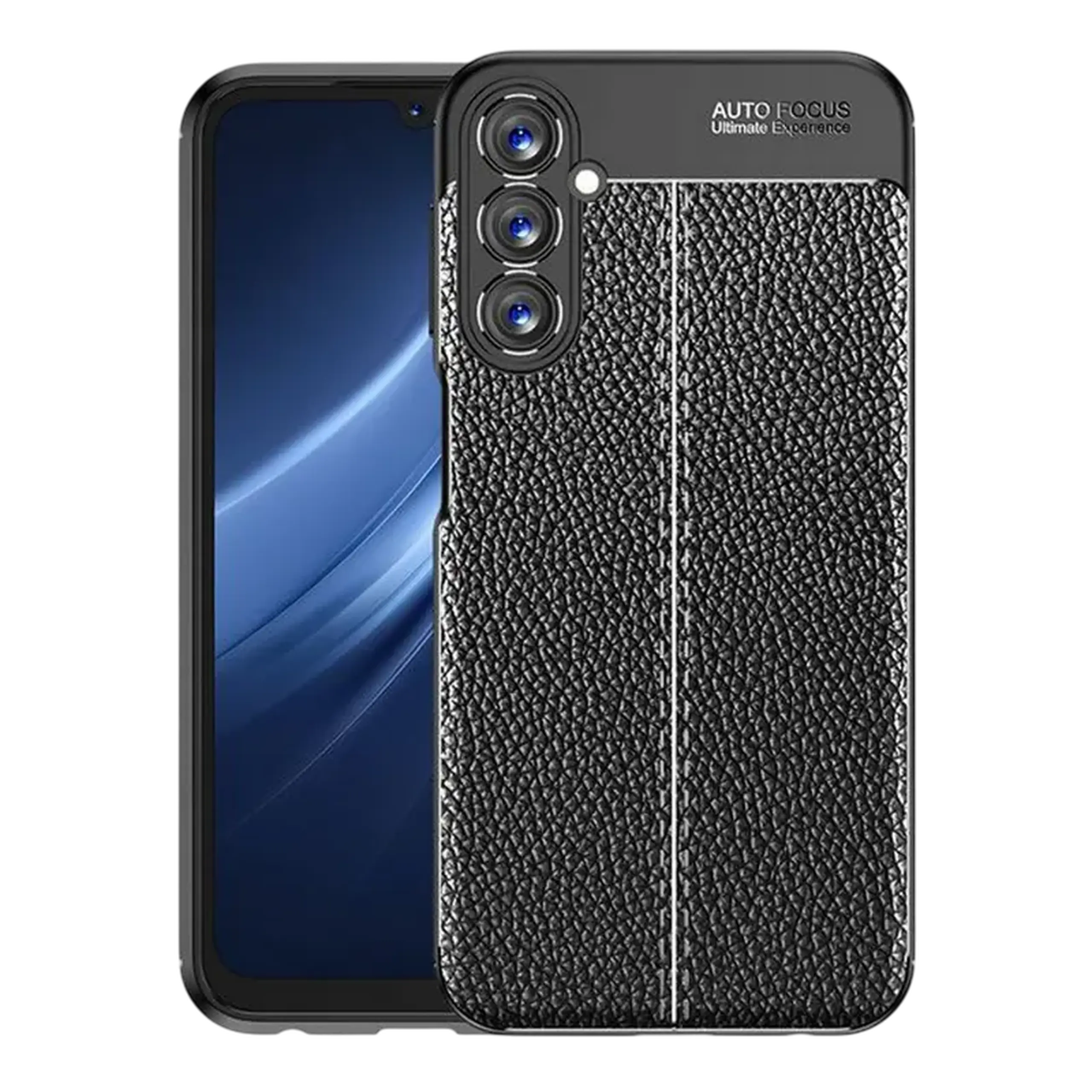 Husă Xcover Samsung Galaxy A04s - Leather, Negru