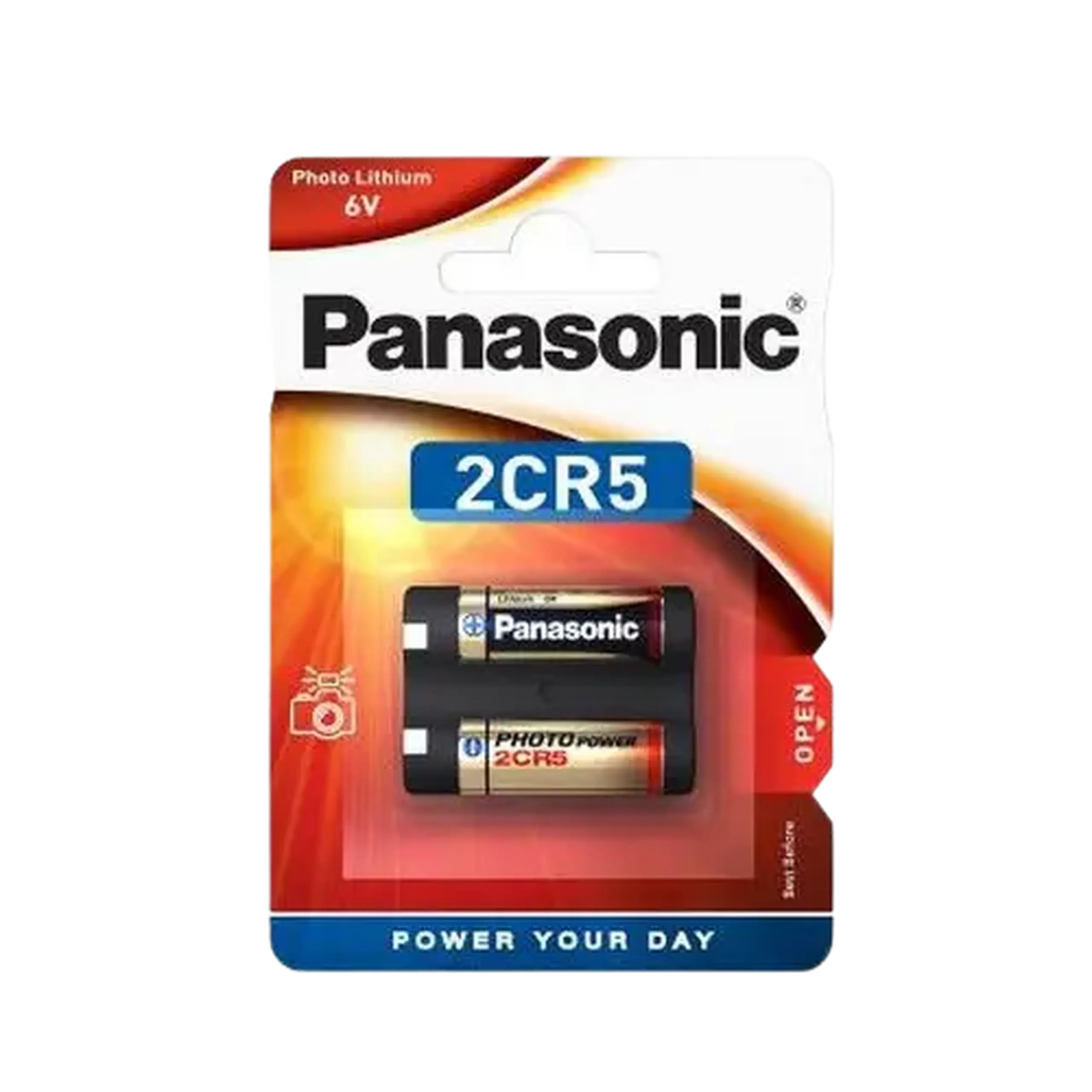 2CR - 5L Panasonic „PHOTO Power” 6V, litiu, Blister*1, 2CR - 5L/1BP