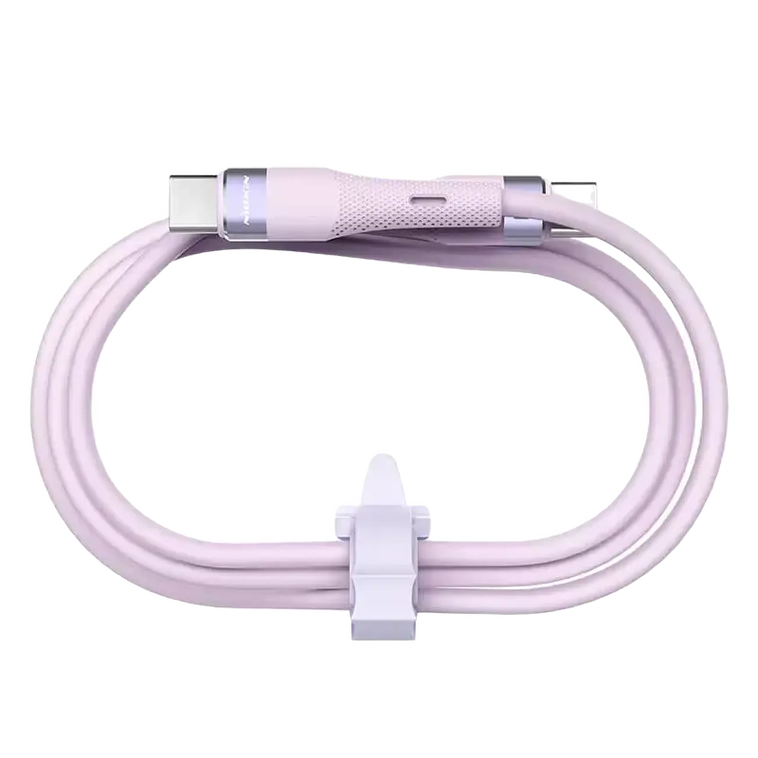 Cablu tip C la tip C Nilkin, Flowspeed, 1,2 M, violet