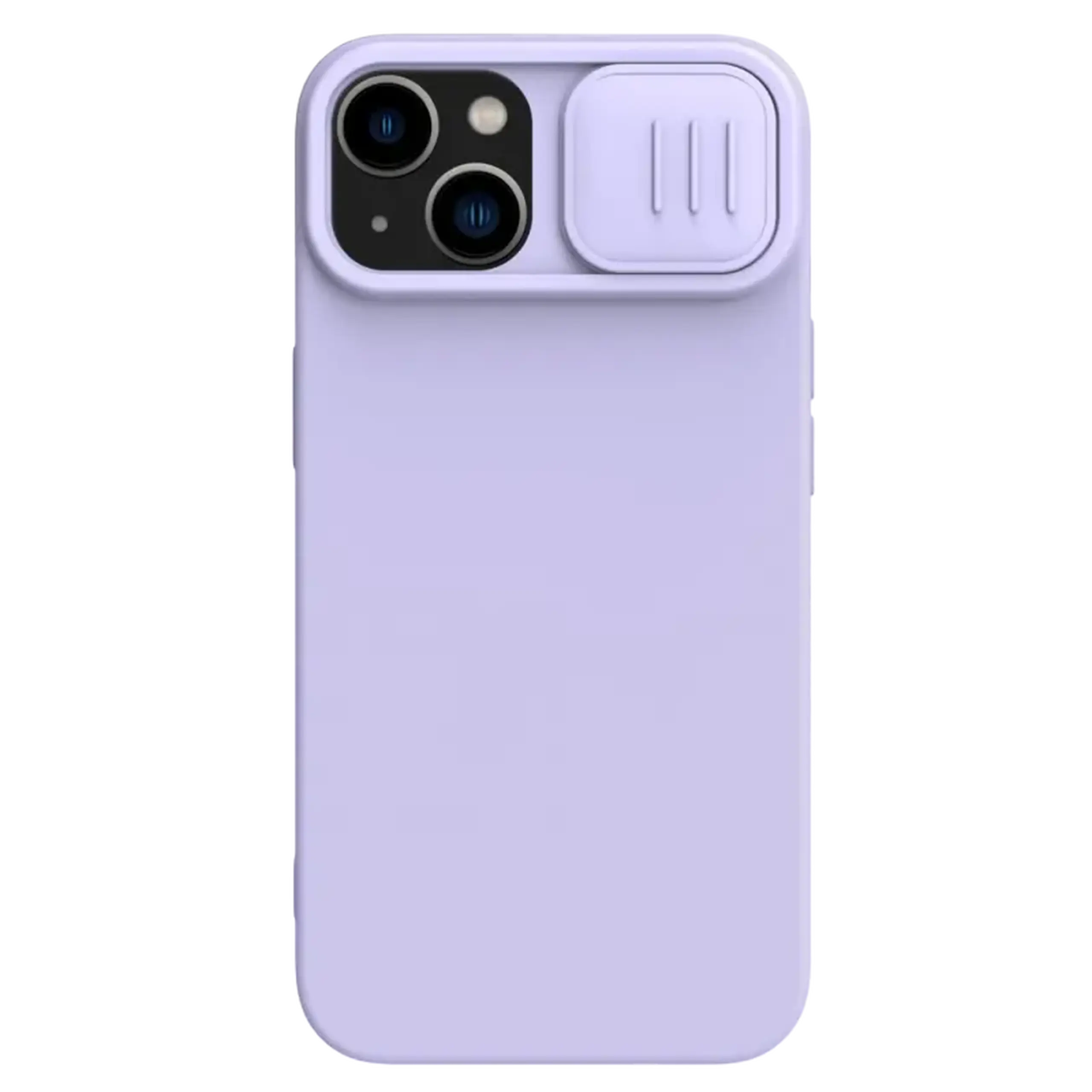Nillkin Apple iPhone 15 Plus, husă CamShield din silicon Silky, Misty Purple