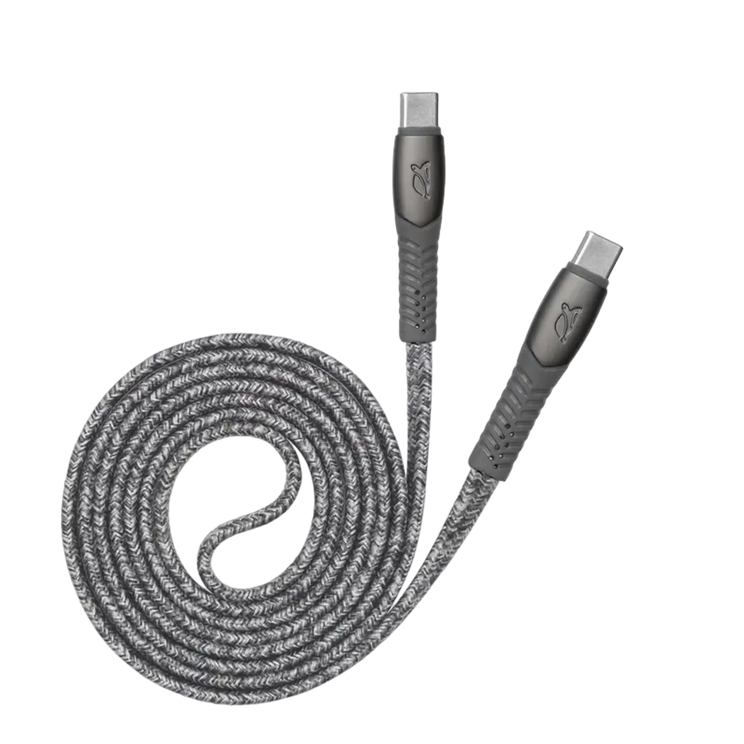 Cable de date Rivacase PS6105, USB Type-C/USB Type-C, 1,2m, Gri