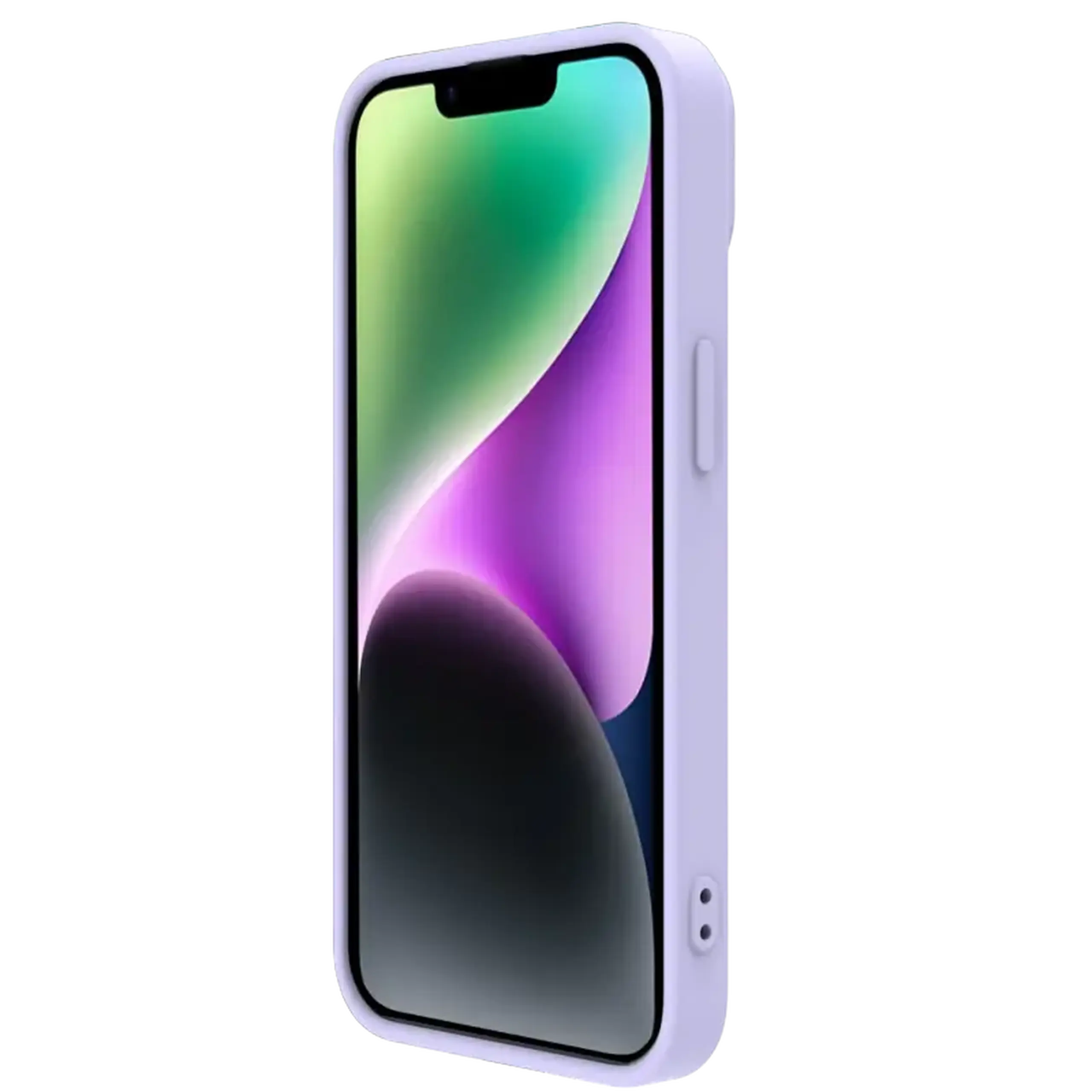 Nillkin Apple iPhone 15 Plus, husă CamShield din silicon Silky, Misty Purple