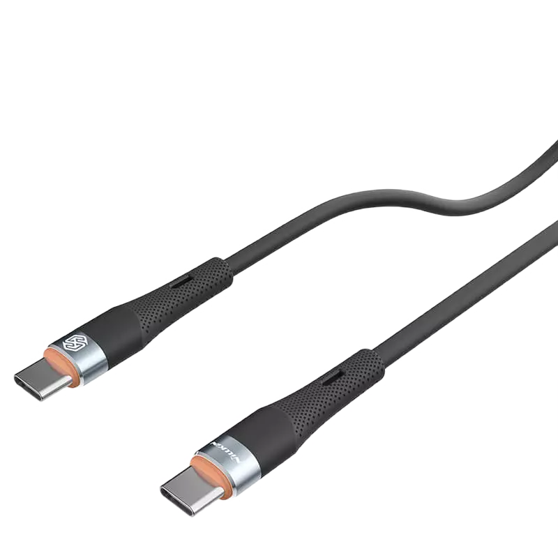 Cablu de încărcare Nillkin Type-C to Type-C Cable, Flowspeed, USB Type-C/USB Type-C, 1,2m, Negru