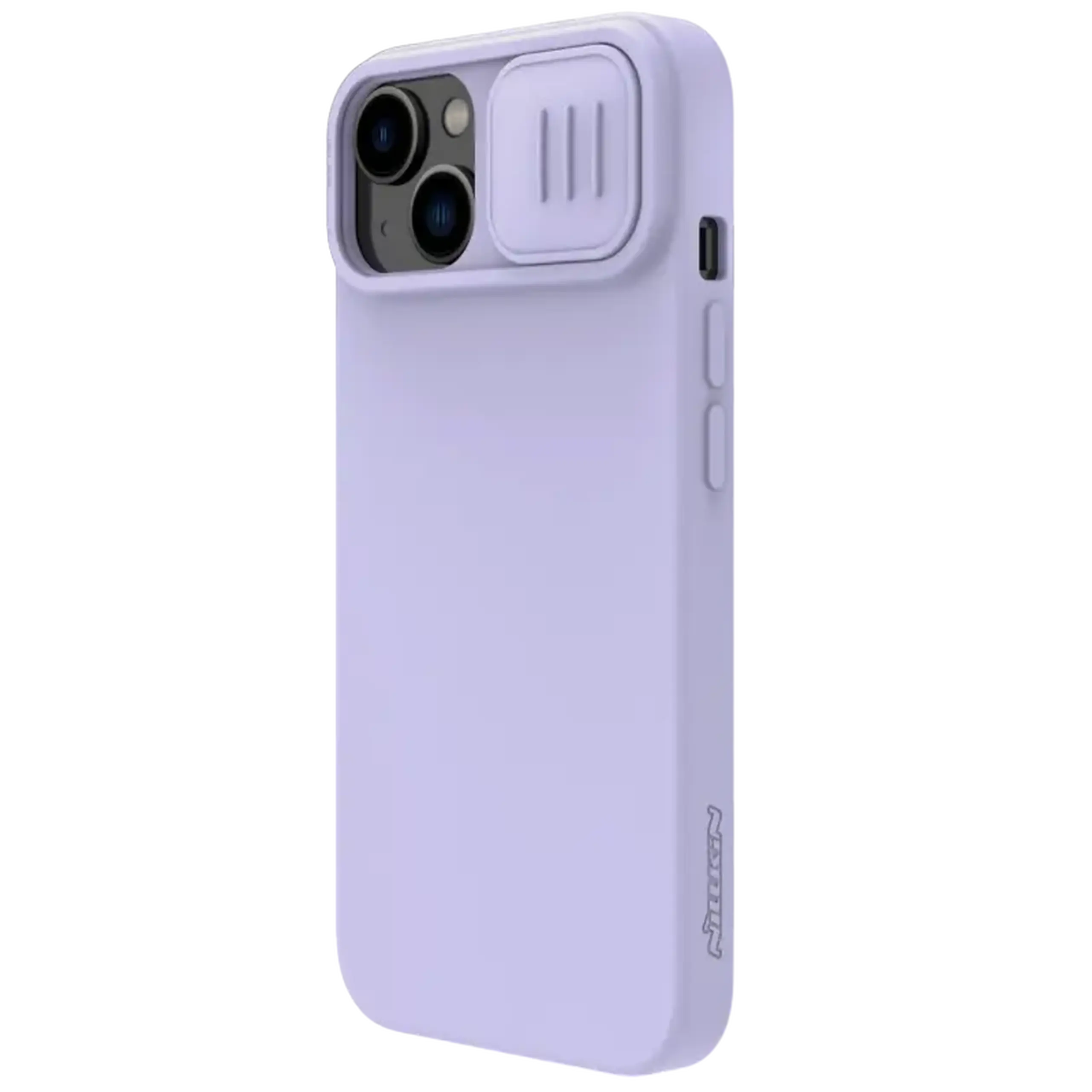 Nillkin Apple iPhone 15 Plus, husă CamShield din silicon Silky, Misty Purple