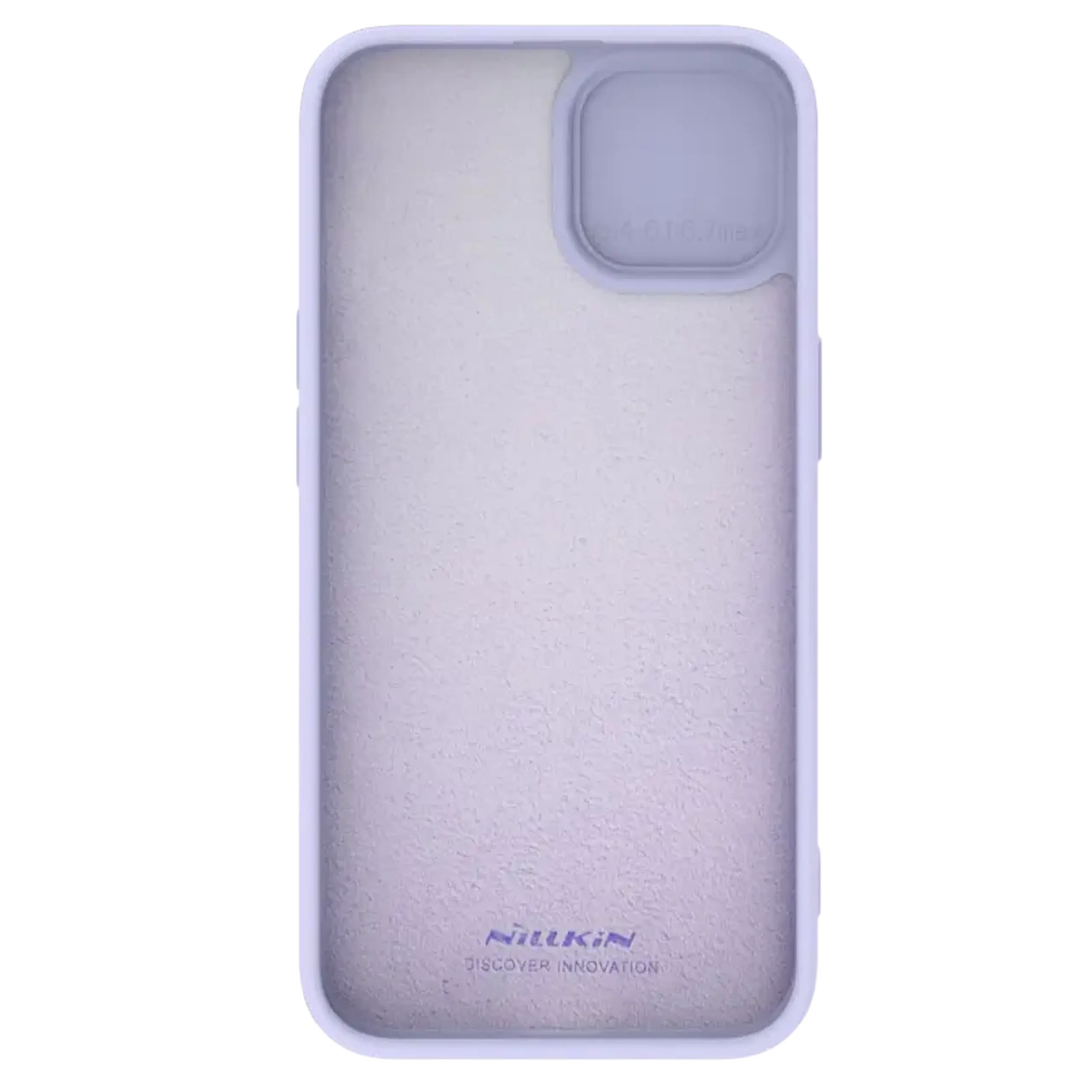 Nillkin Apple iPhone 15 Plus, husă CamShield din silicon Silky, Misty Purple