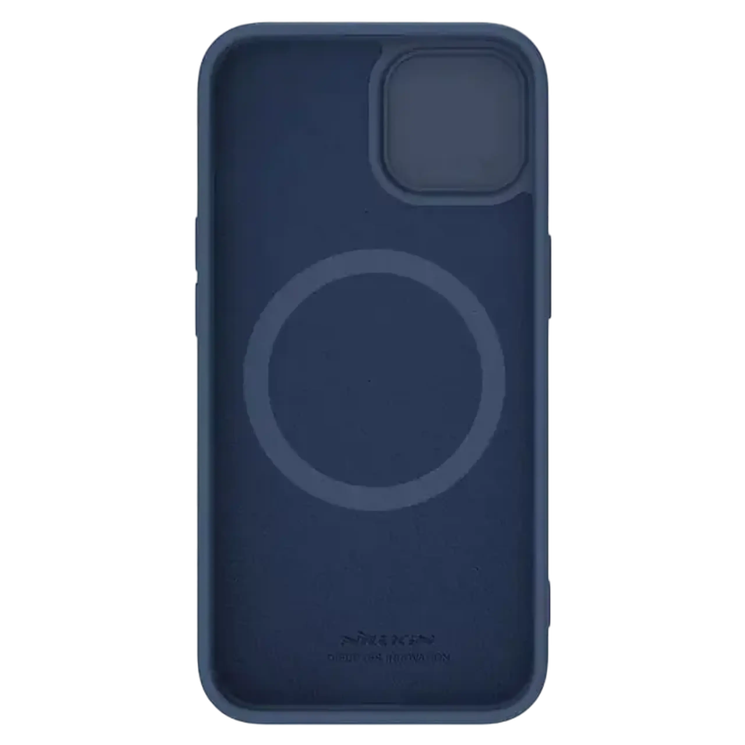 Husă Nillkin iPhone 15 Plus, CamShield Silky Silicone, Albastru Marin